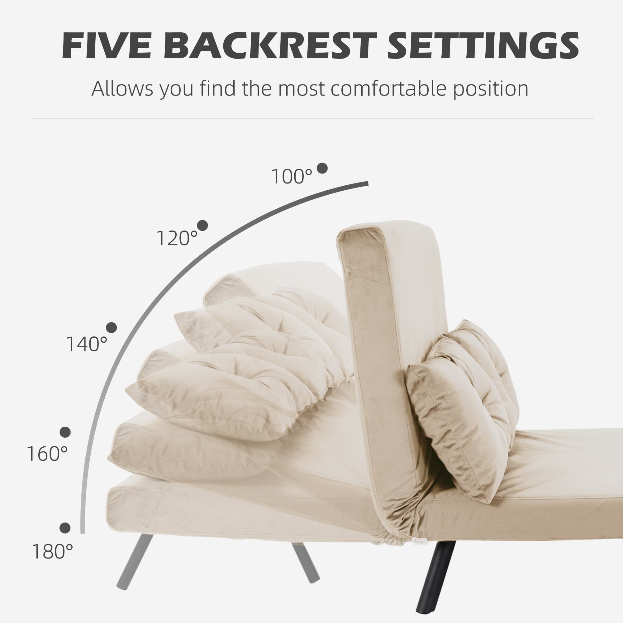 Transform Your Space with this 4-in-1 Velvet Sofa Bed - image 5