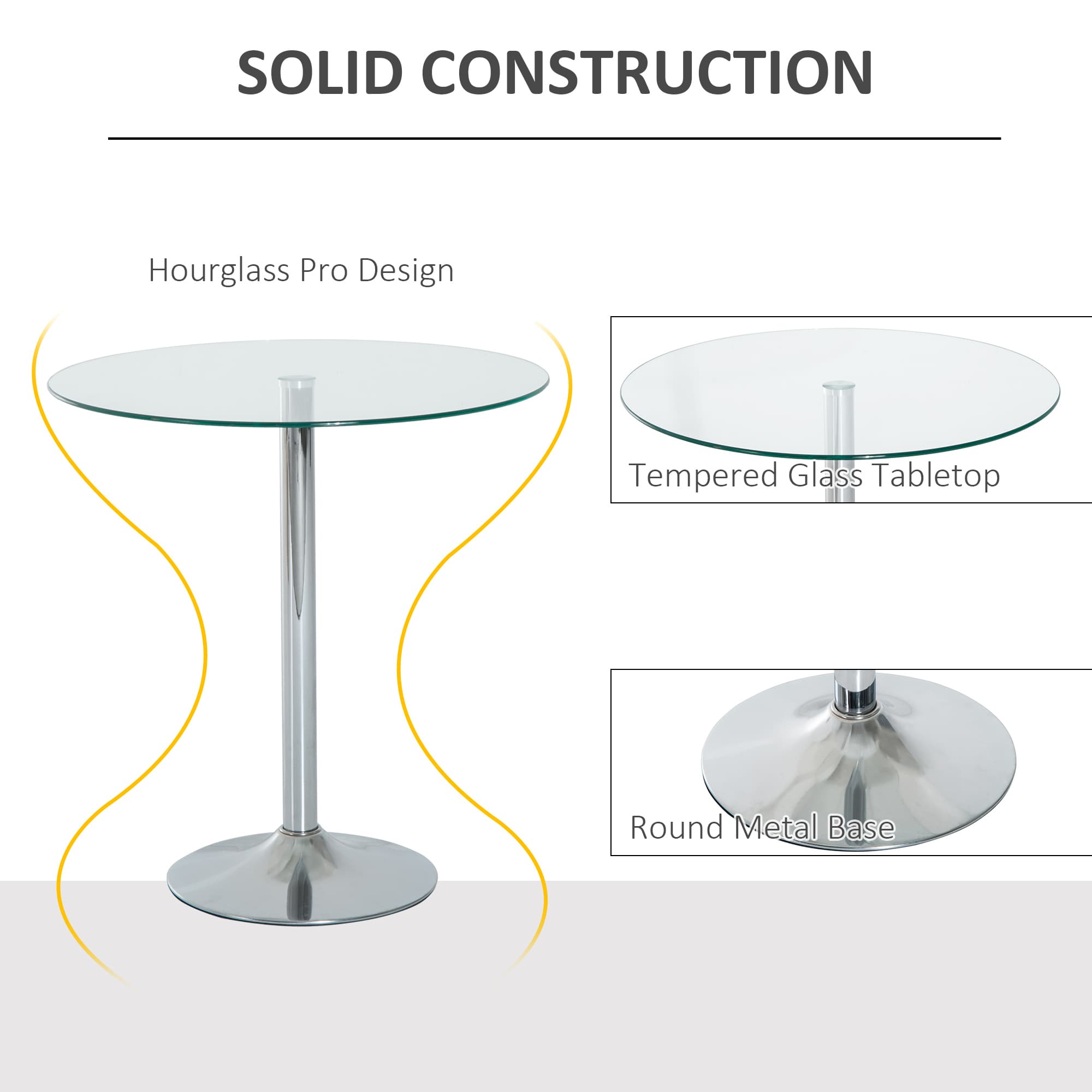 Transform Your Small Space with this Modern Glass Dining Table - image 2