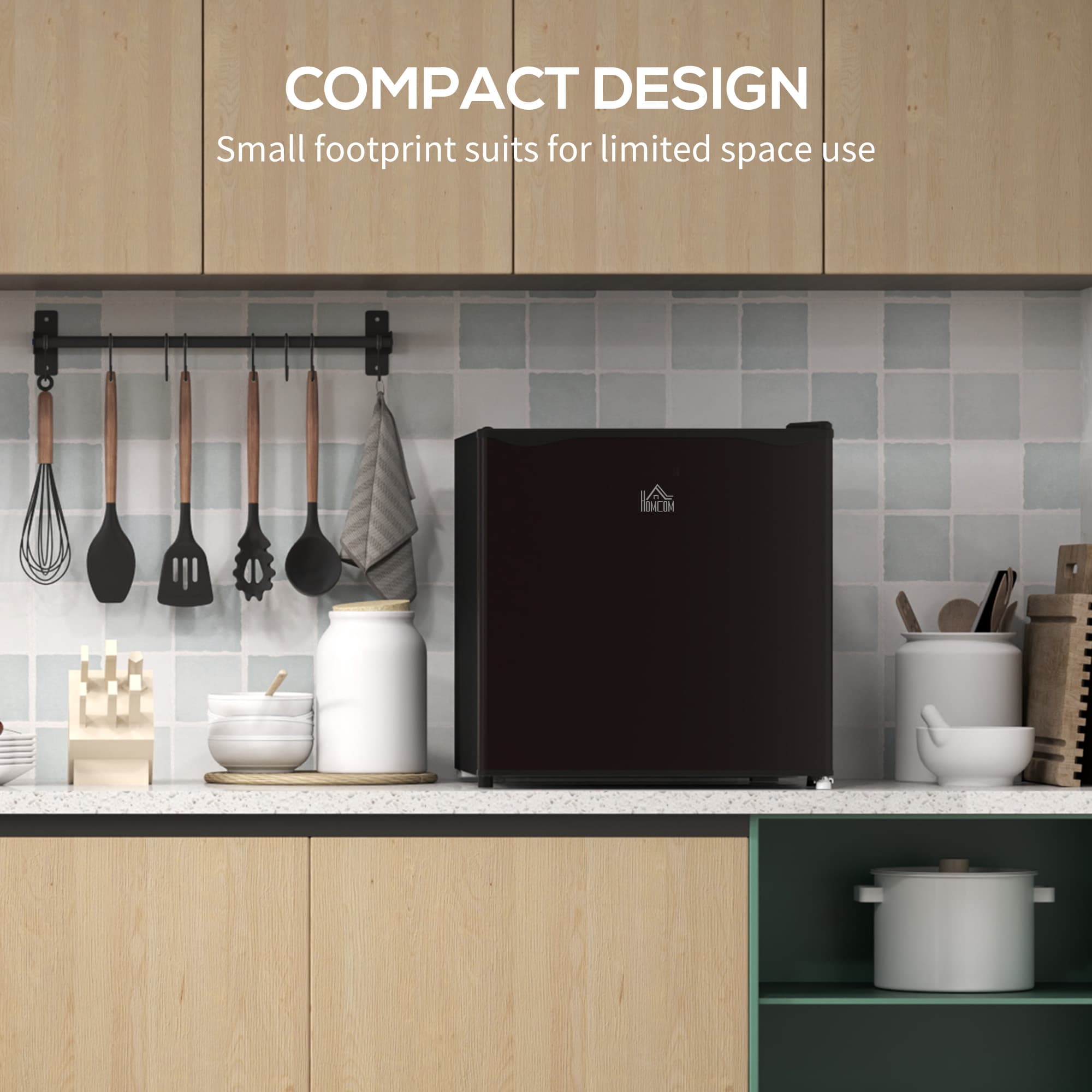 Compact 35L mini freezer with adjustable temperature control - image 10