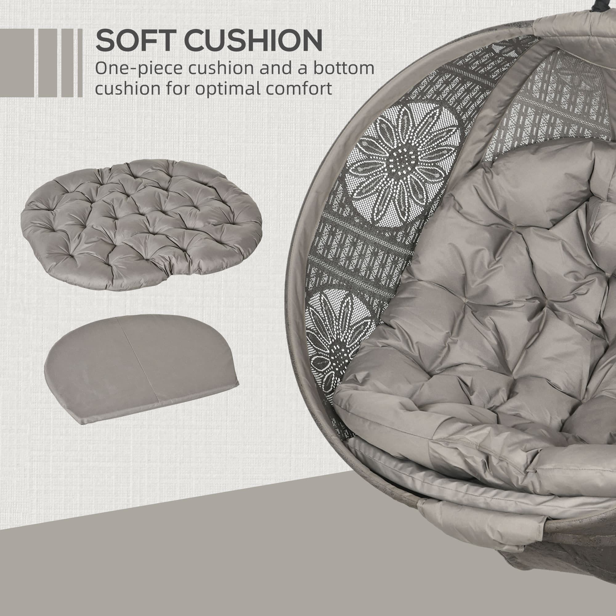 Transform Your Space with this Round Hanging Egg Chair - image 1