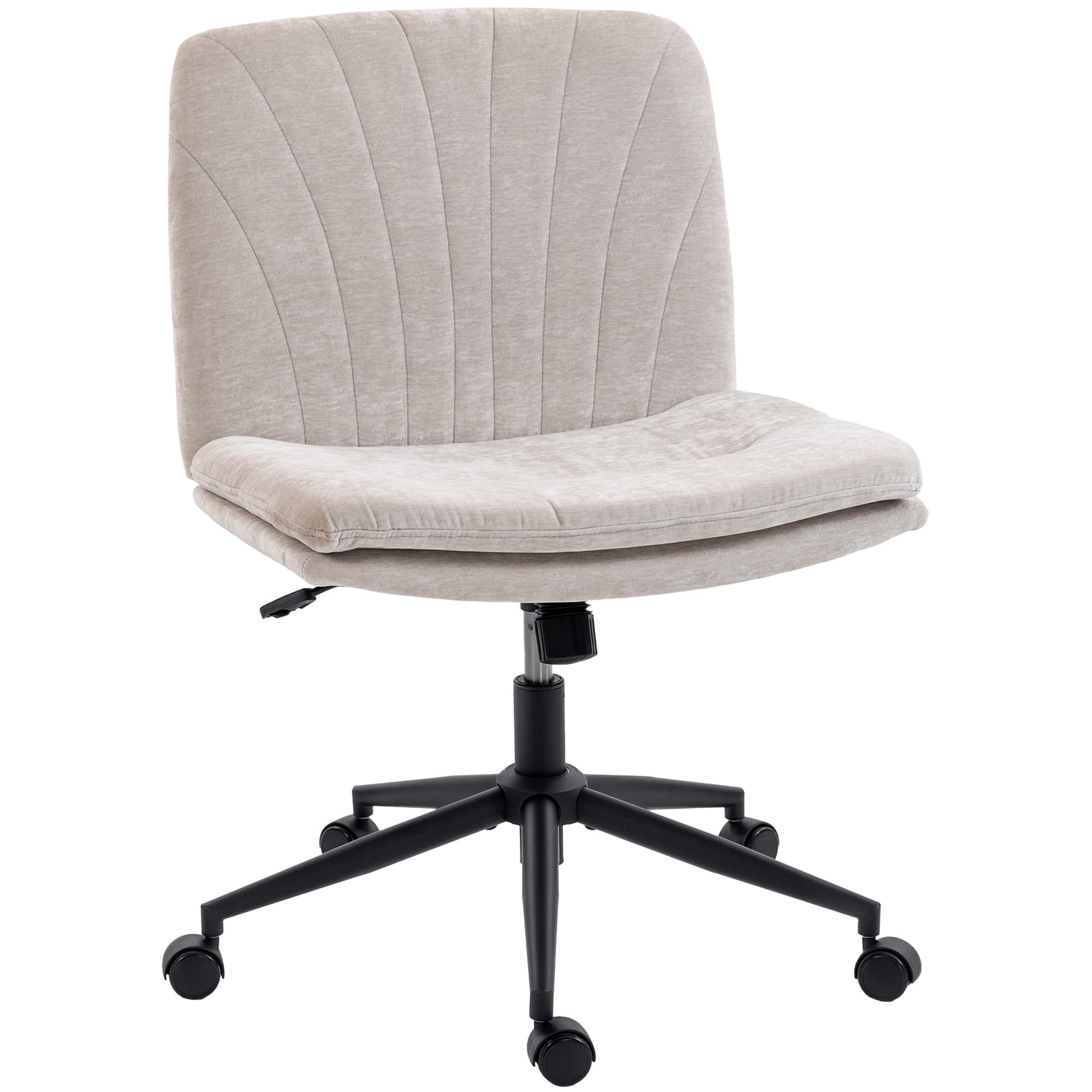 Discover Effortless Comfort with this Beige Criss Cross Chair