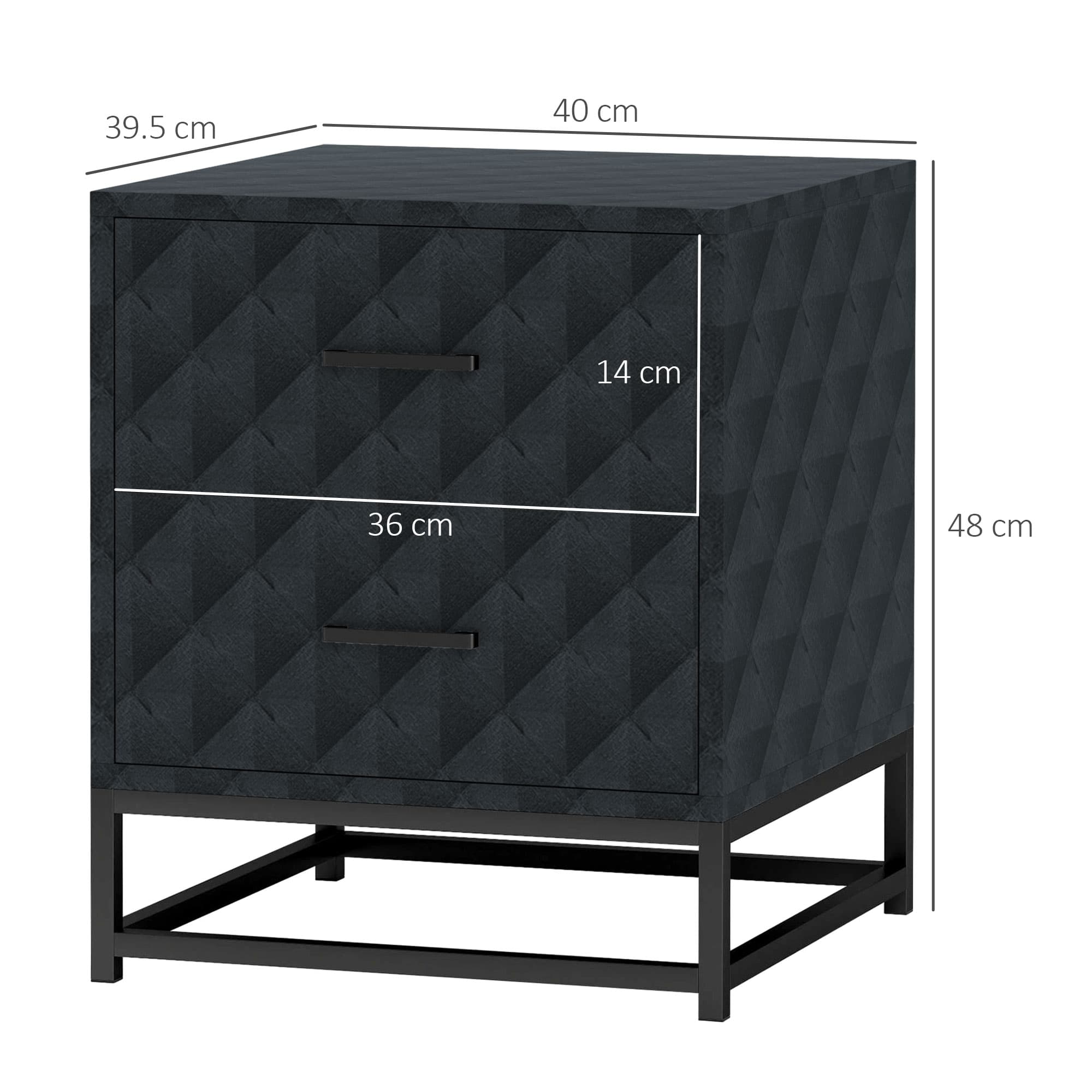 Transform Your Bedroom with Modern Black Bedside Tables - image 2