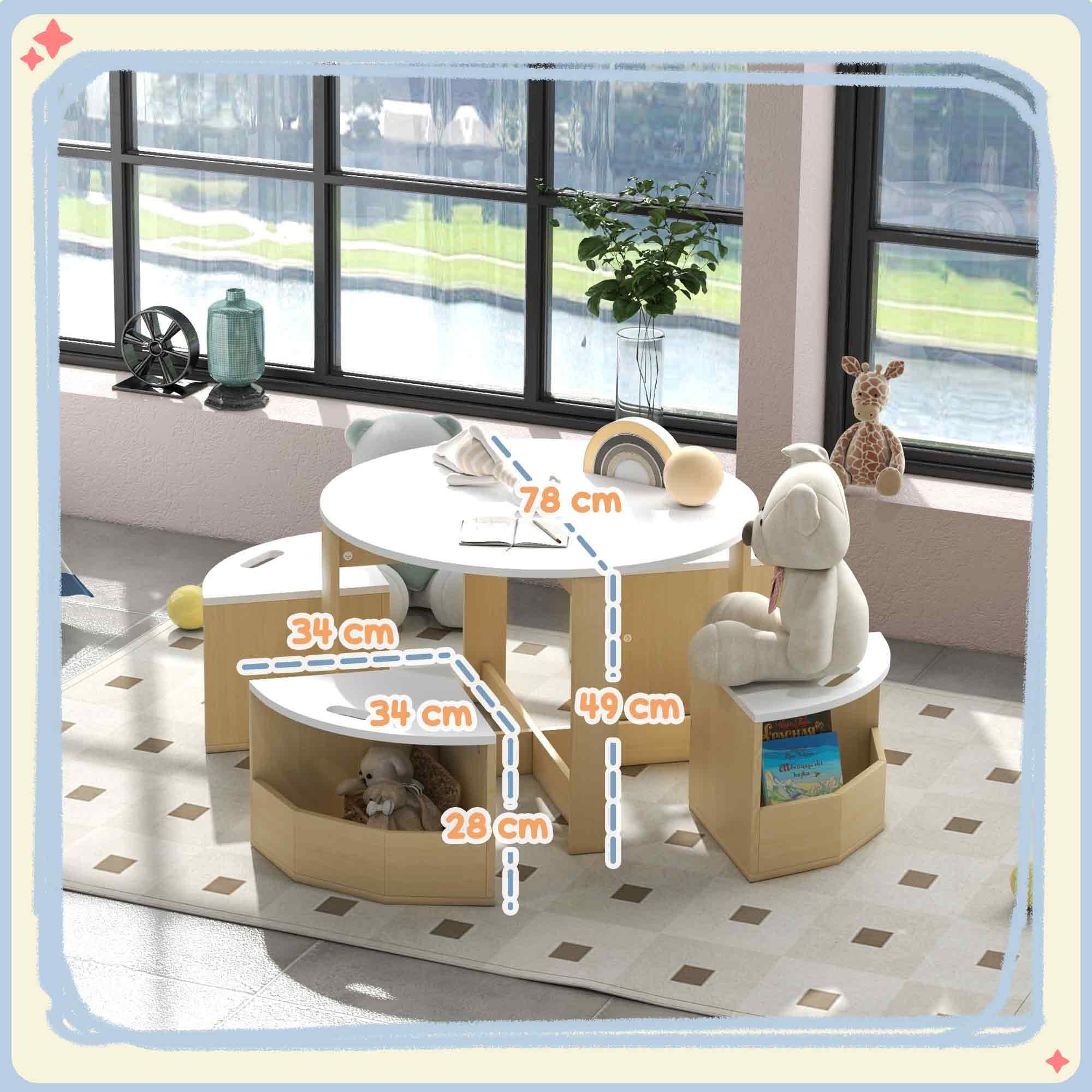 Transform Playtime with this 5-Piece Kids Table Set - image 3