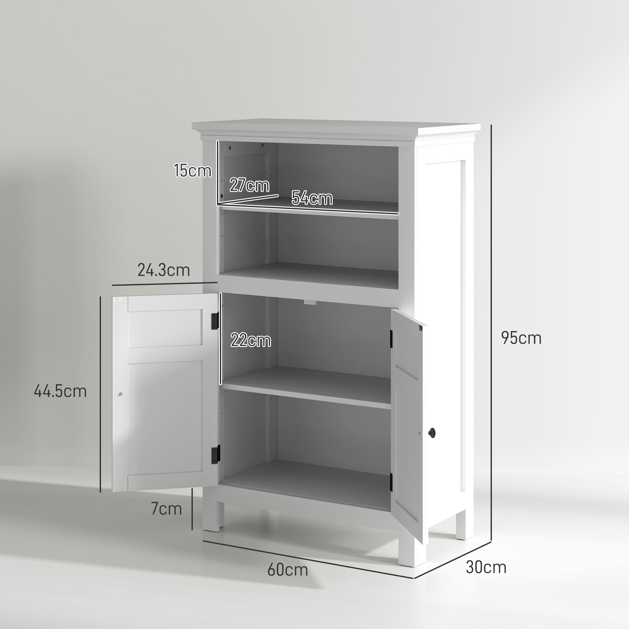 Transform Your Space with this Modern White Bathroom Cabinet - image 3