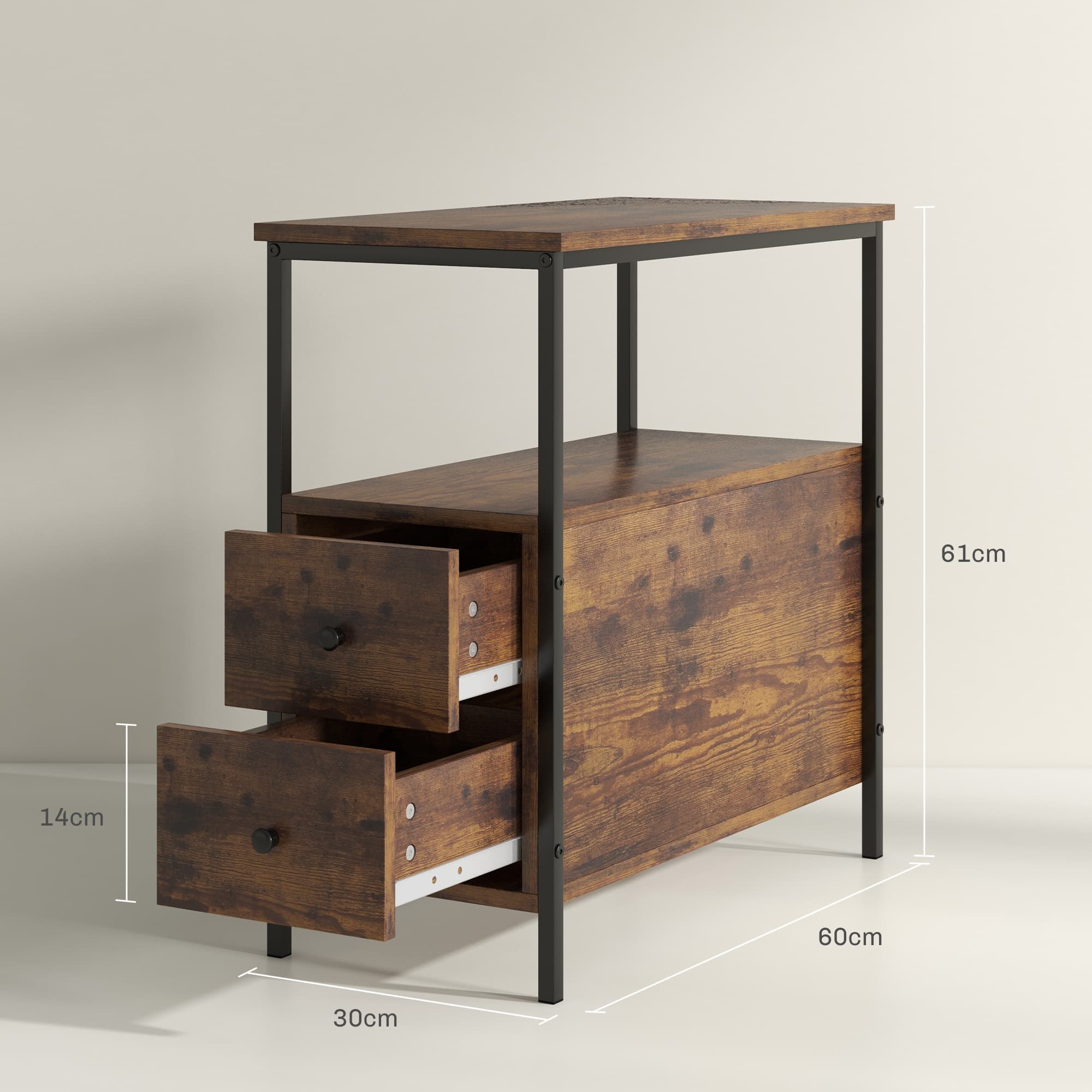 Transform Small Spaces With These Narrow Industrial Side Tables - image 1