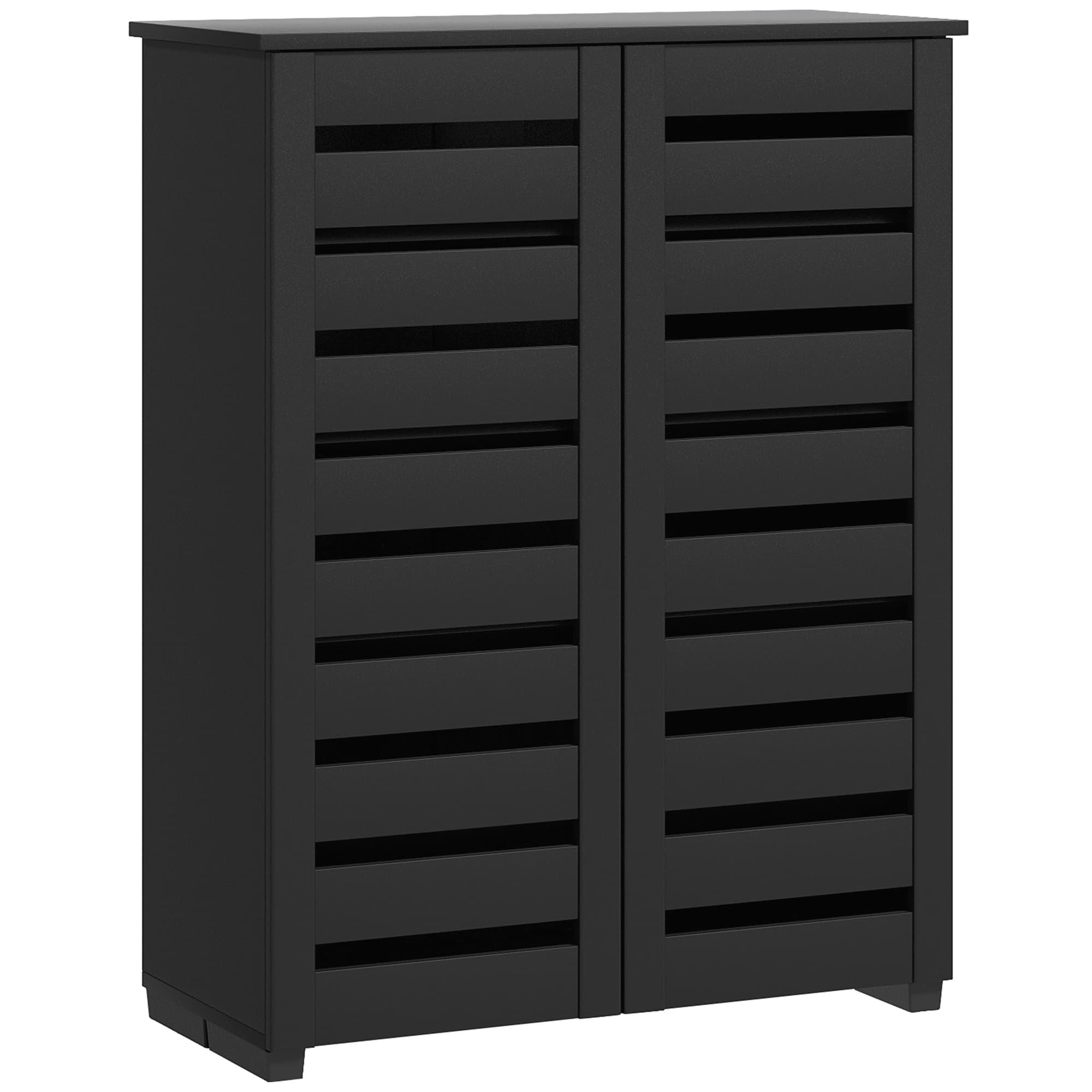 Transform Your Hallway With This Slim 5-Tier Shoe Cabinet - Black