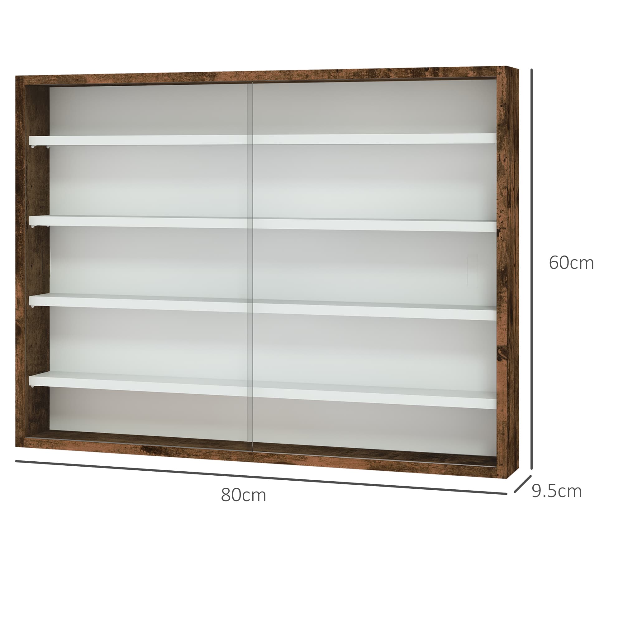 Transform Your Space with this Rustic Wall Display Cabinet - image 4