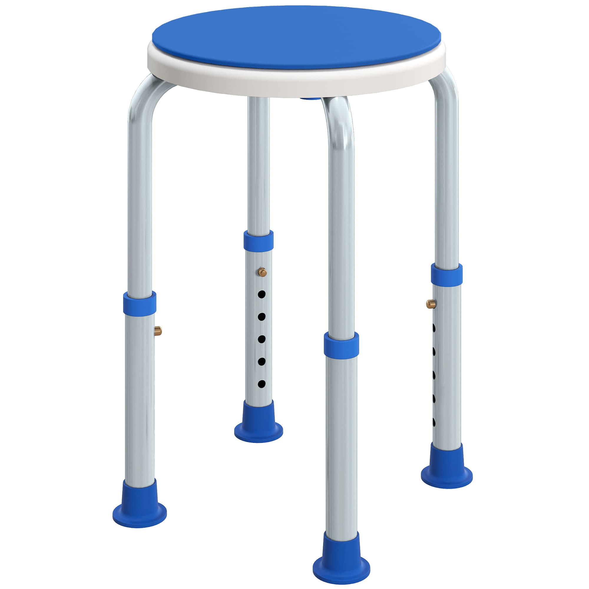 Blue 360 Swivel Shower Chair for Safer Bathing - image 6