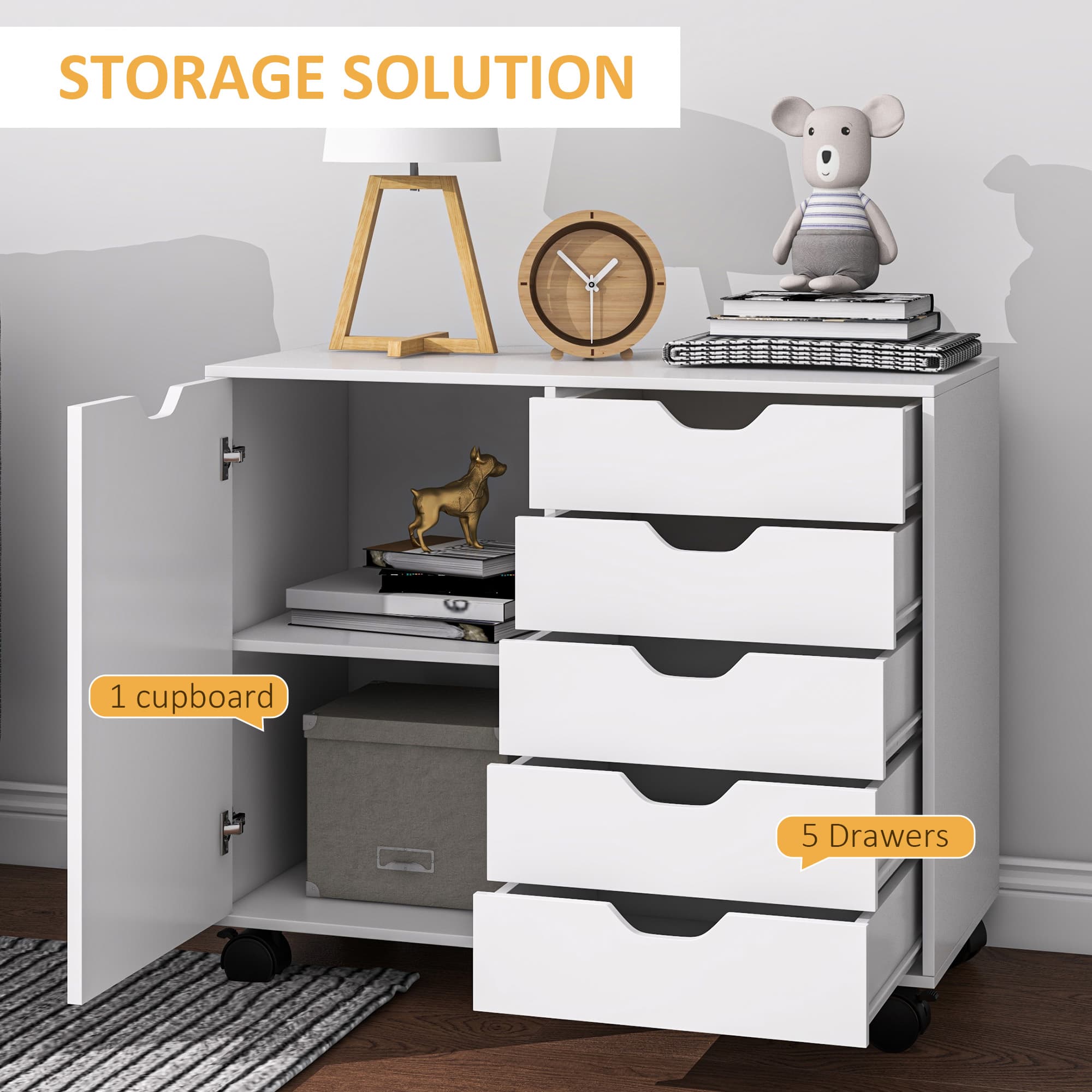 Transform Your Workspace with this Mobile Storage Cabinet - image 2