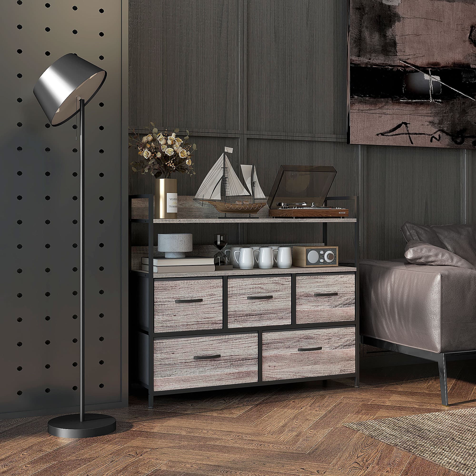 Transform Your Space with this Rustic 5-Drawer Chest - image 4