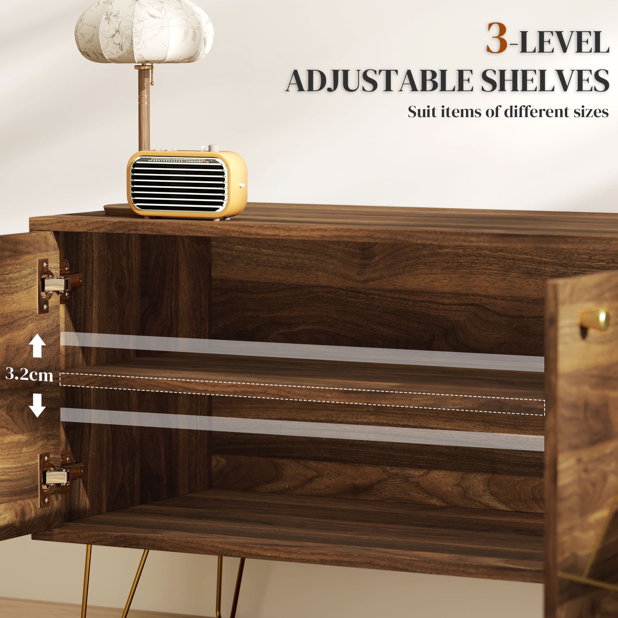 Modern 130cm TV Cabinet for Up to 60-Inch Screens - image 2