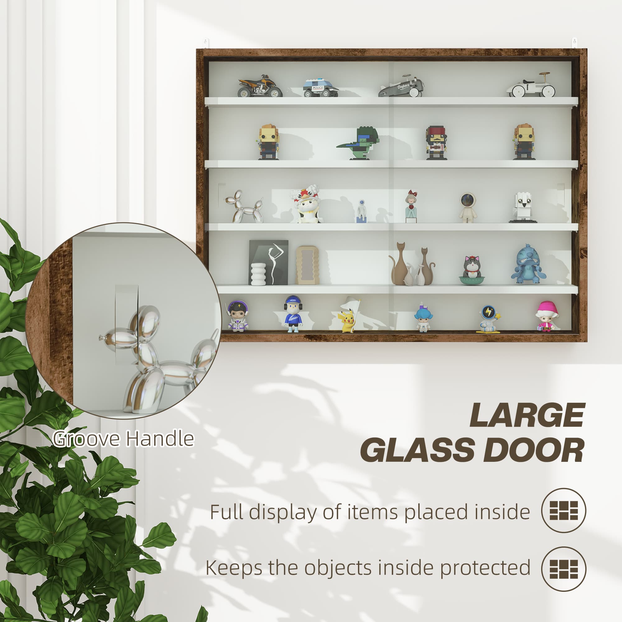 Transform Your Space with this Rustic Wall Display Cabinet - image 2