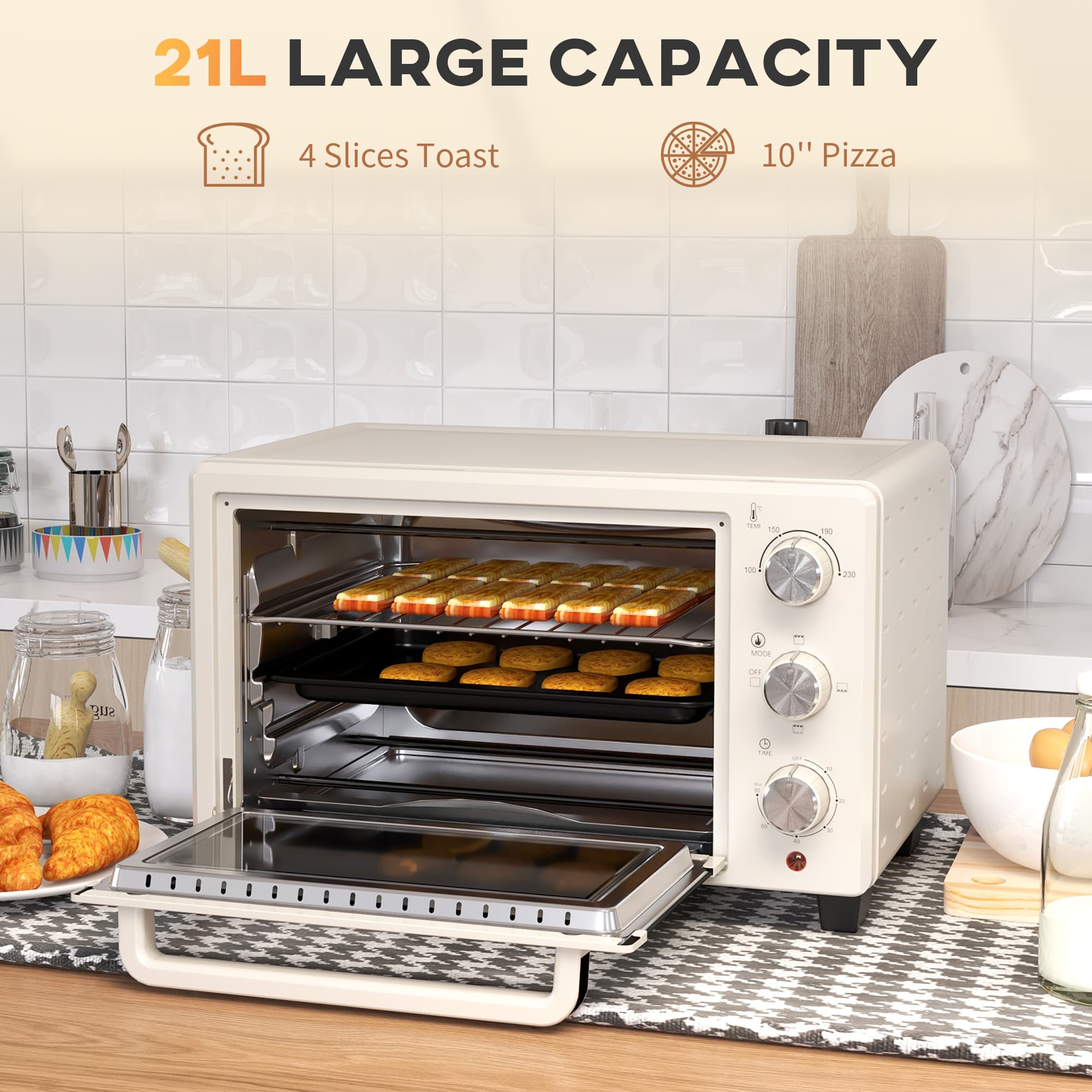 Effortless Cooking with the Reghhid 21L Mini Countertop Oven - image 3