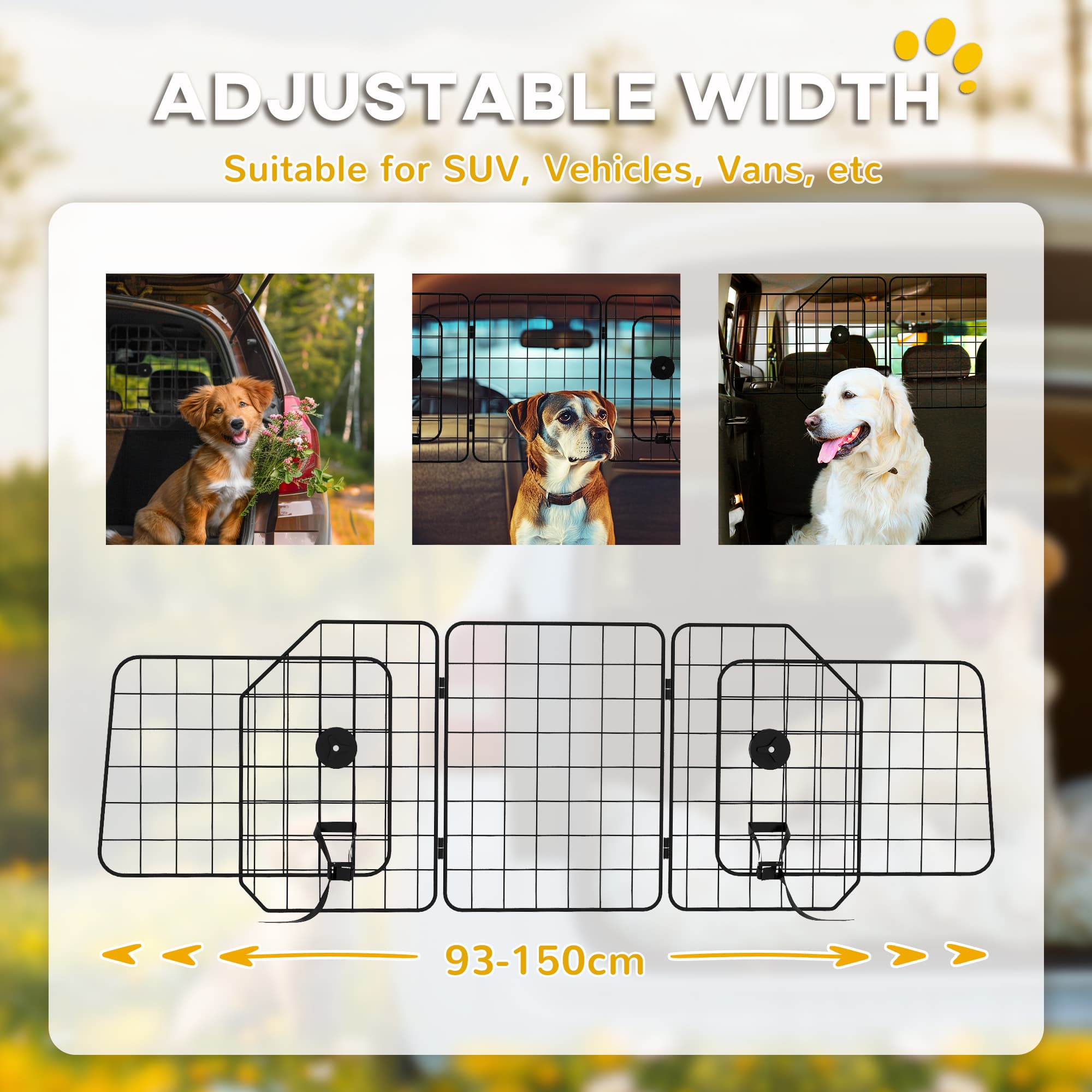 Adjustable Dog Guard That Fits Most Car Boots and Vans - image 9