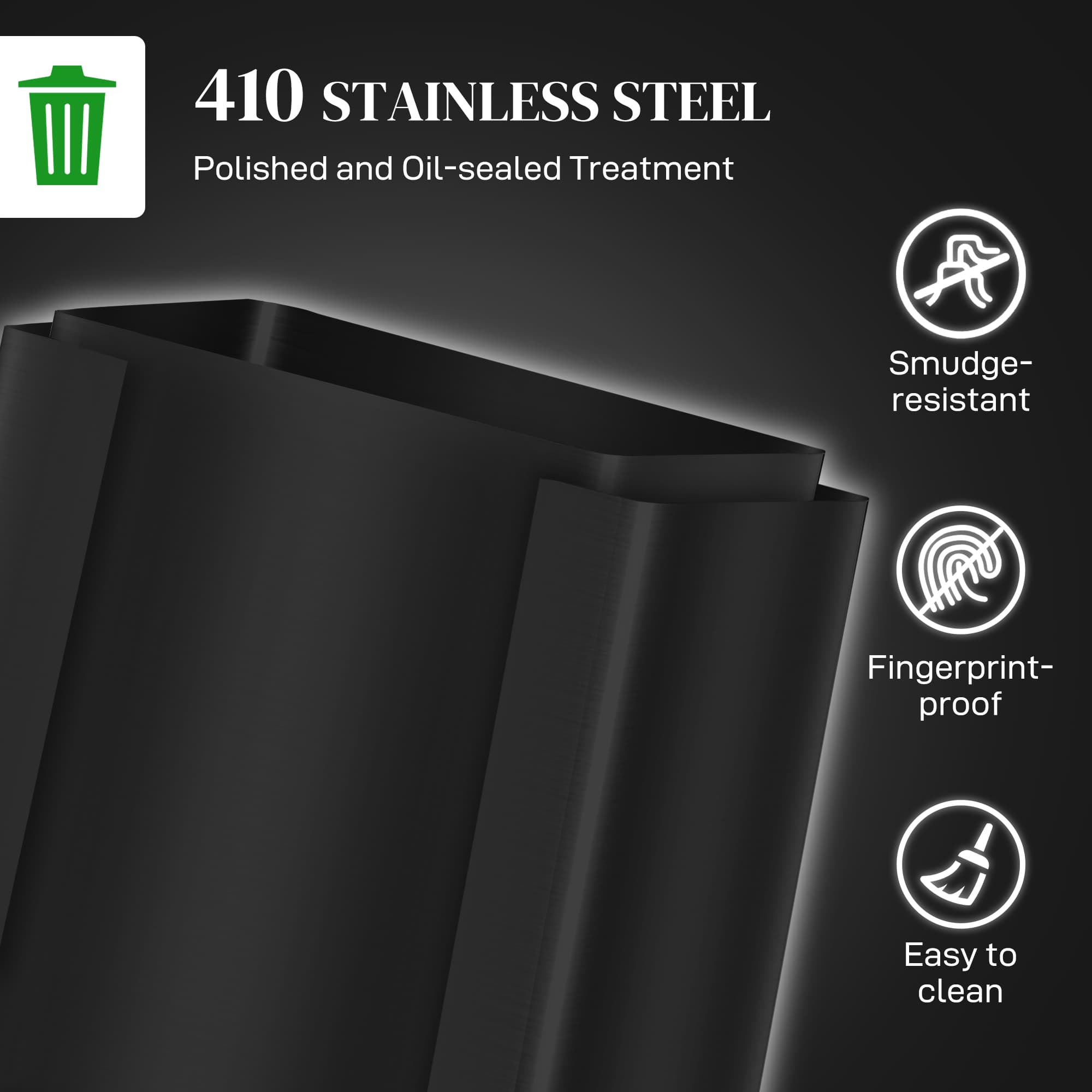 Keep Waste Sorted with a Black 50L Dual Pedal Bin - image 10
