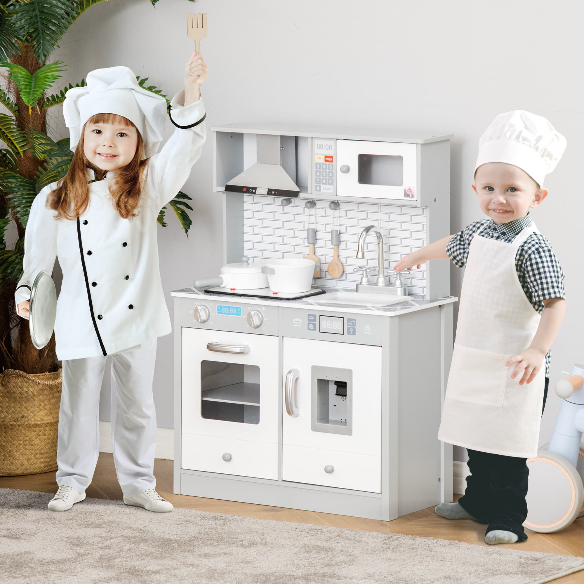 Spark Their Imagination with this Interactive Wooden Play Kitchen - image 1