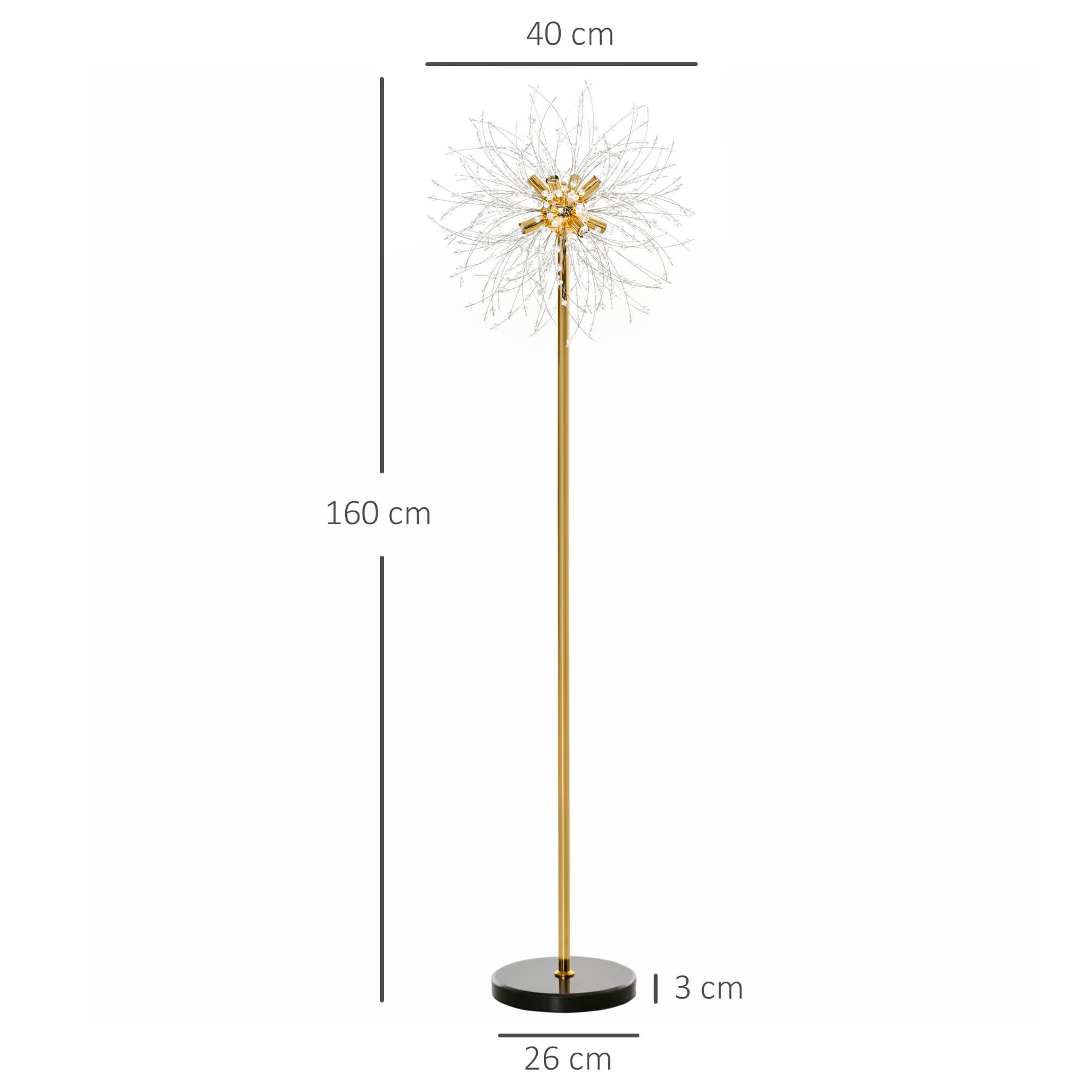 Transform Your Space with the Gold Dandelion Floor Lamp - image 5