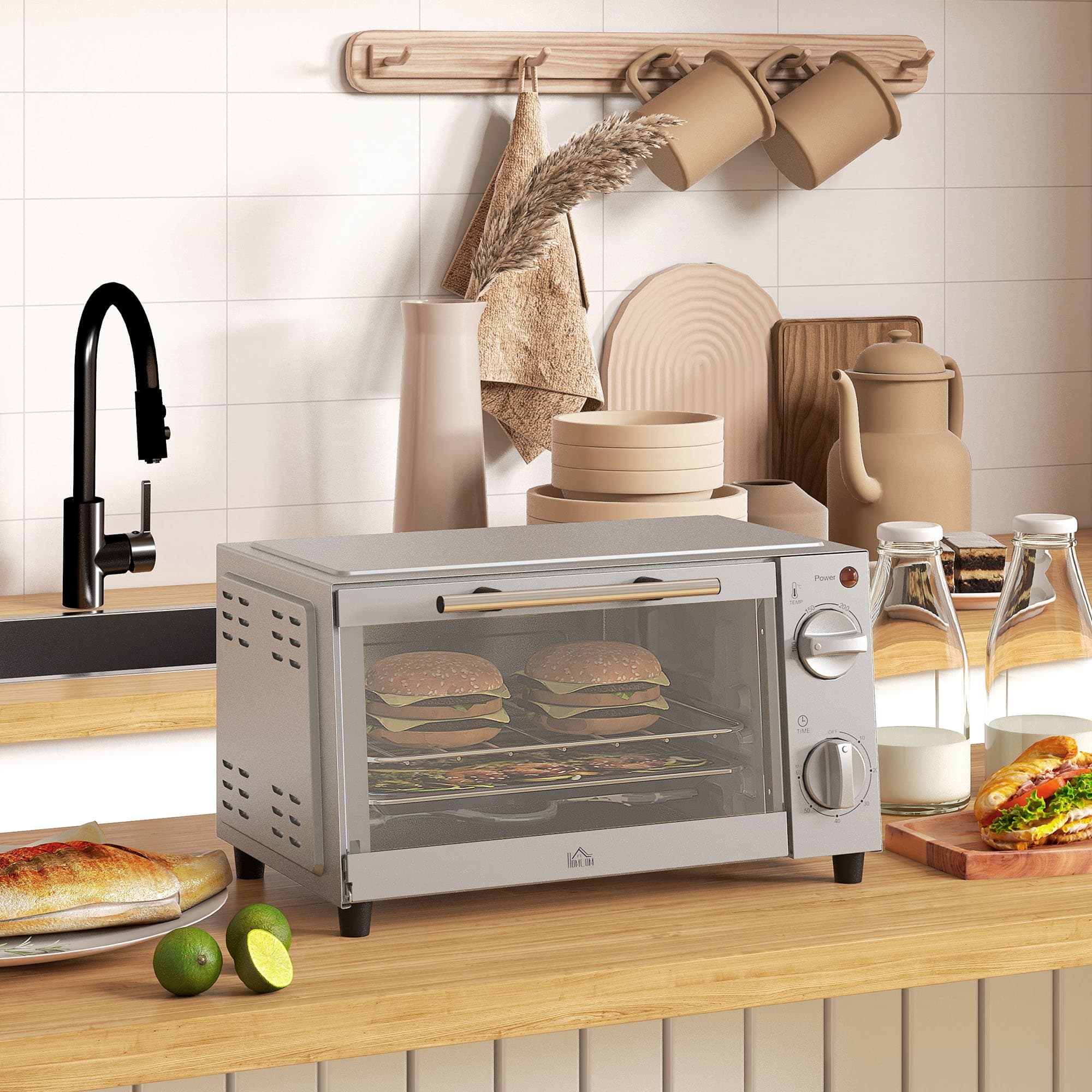 Compact 9-Litre Countertop Oven with 60-Minute Timer - image 8