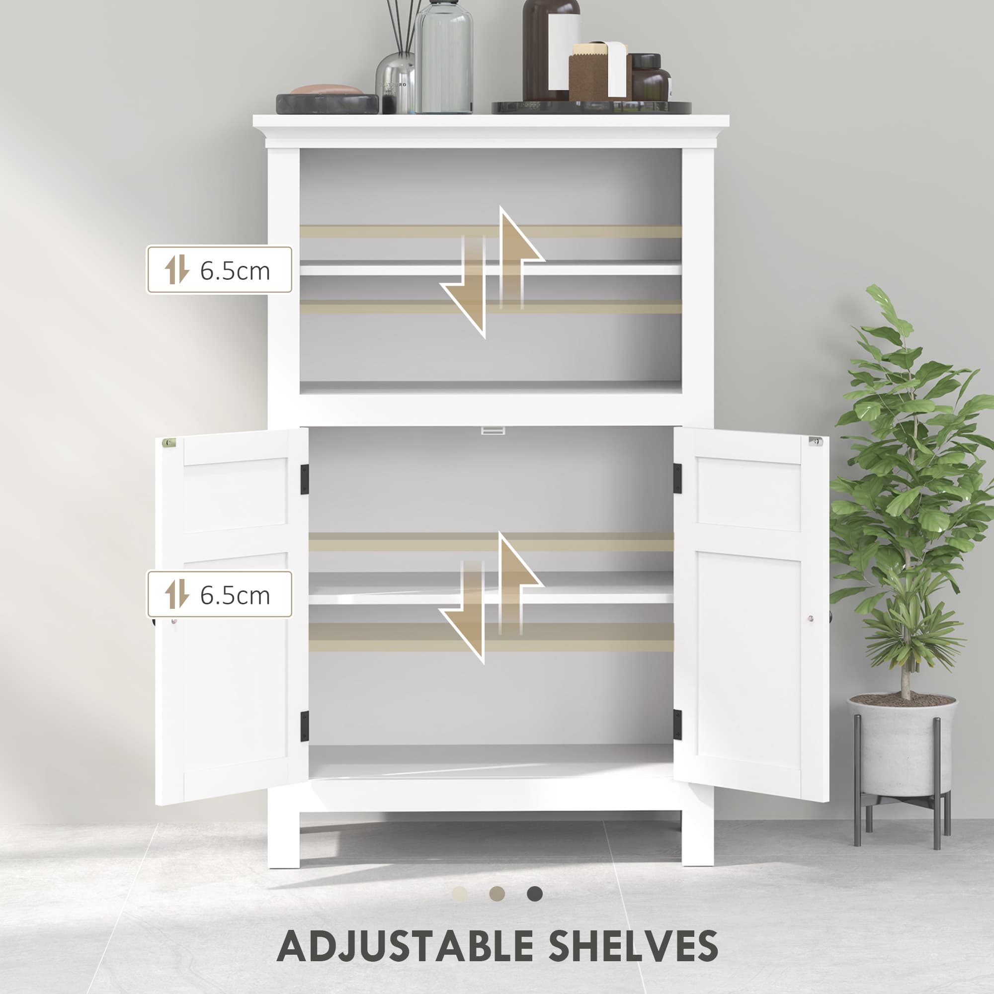 Transform Your Space with this Modern White Bathroom Cabinet - image 5