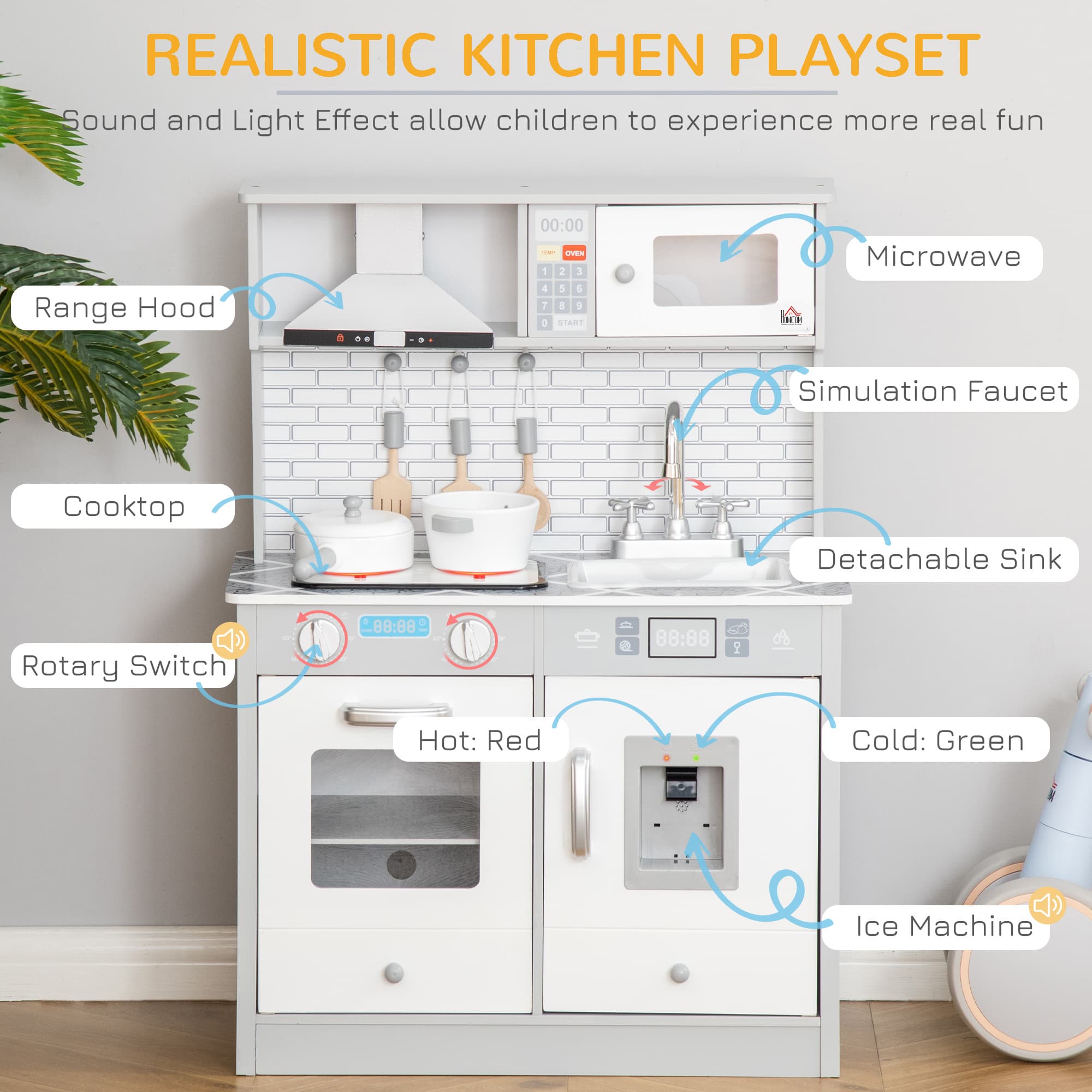 Spark Their Imagination with this Interactive Wooden Play Kitchen - image 5
