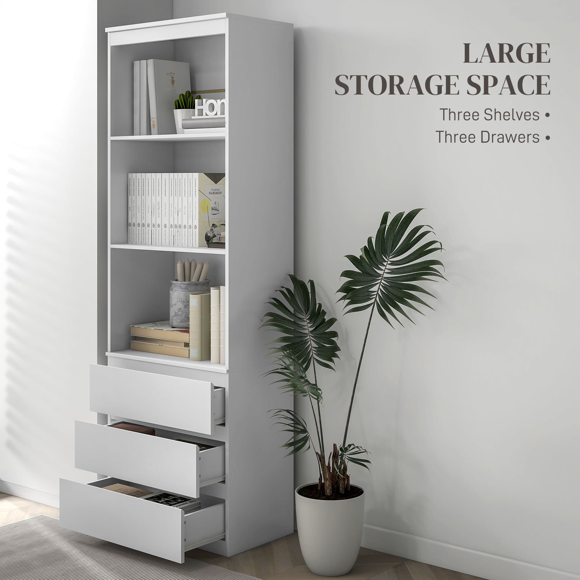 Transform Your Space with this 180cm Tall White Bookcase - image 2