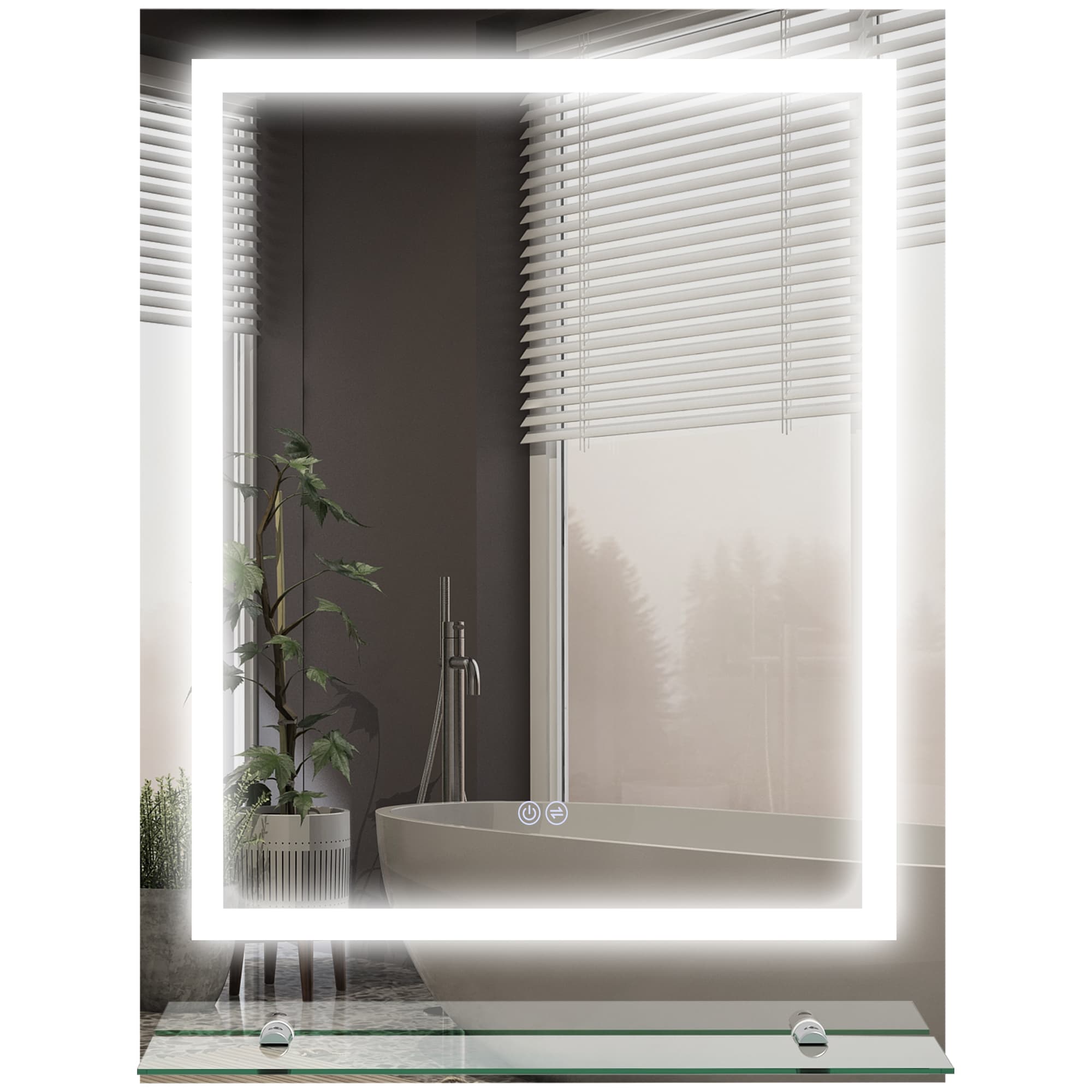Transform Your Morning Routine with this Smart LED Mirror - Clear