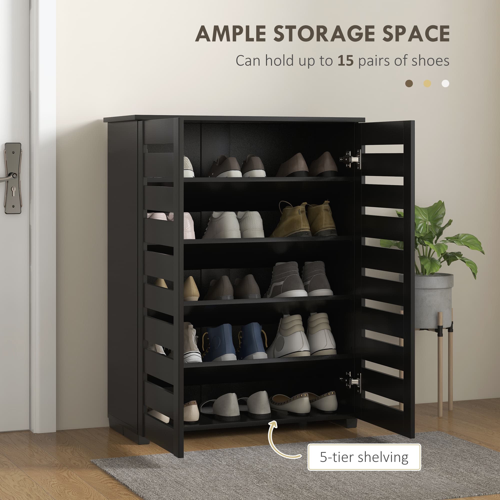 Transform Your Hallway With This Slim 5-Tier Shoe Cabinet - image 2