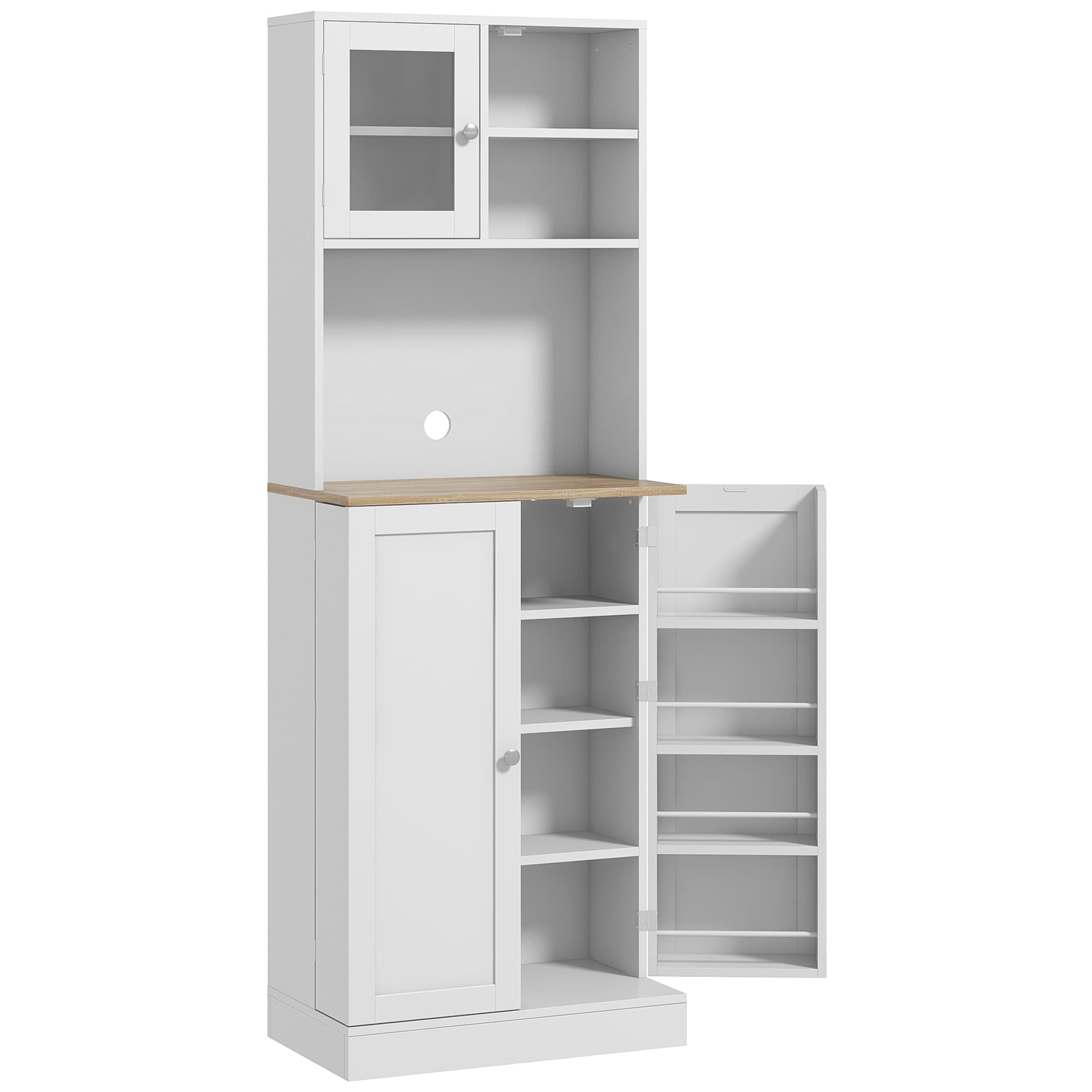 Keep Your Kitchen Organised with a Tall Pantry Cupboard - White