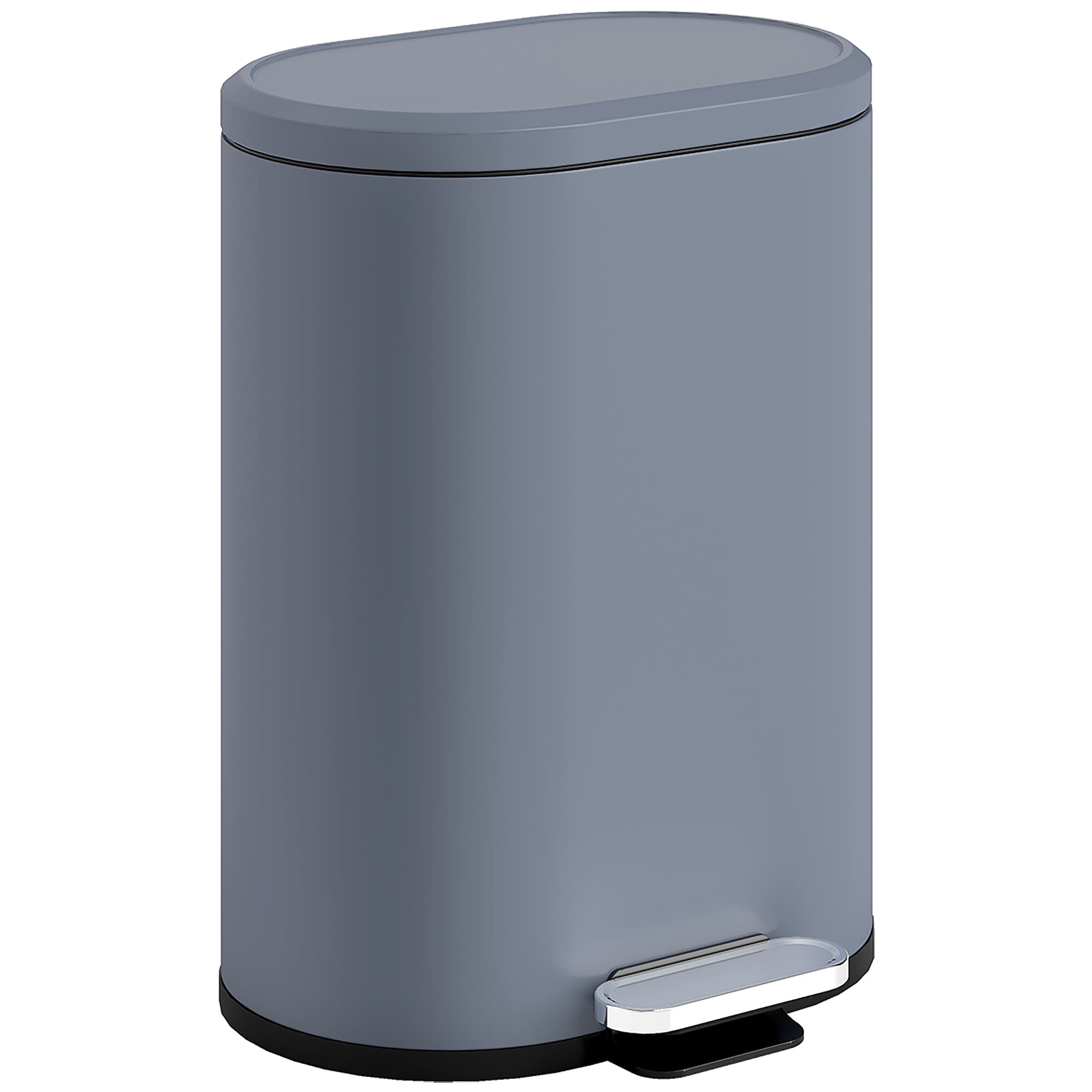 30L curved step pedal bin with silent soft-close lid - image 8