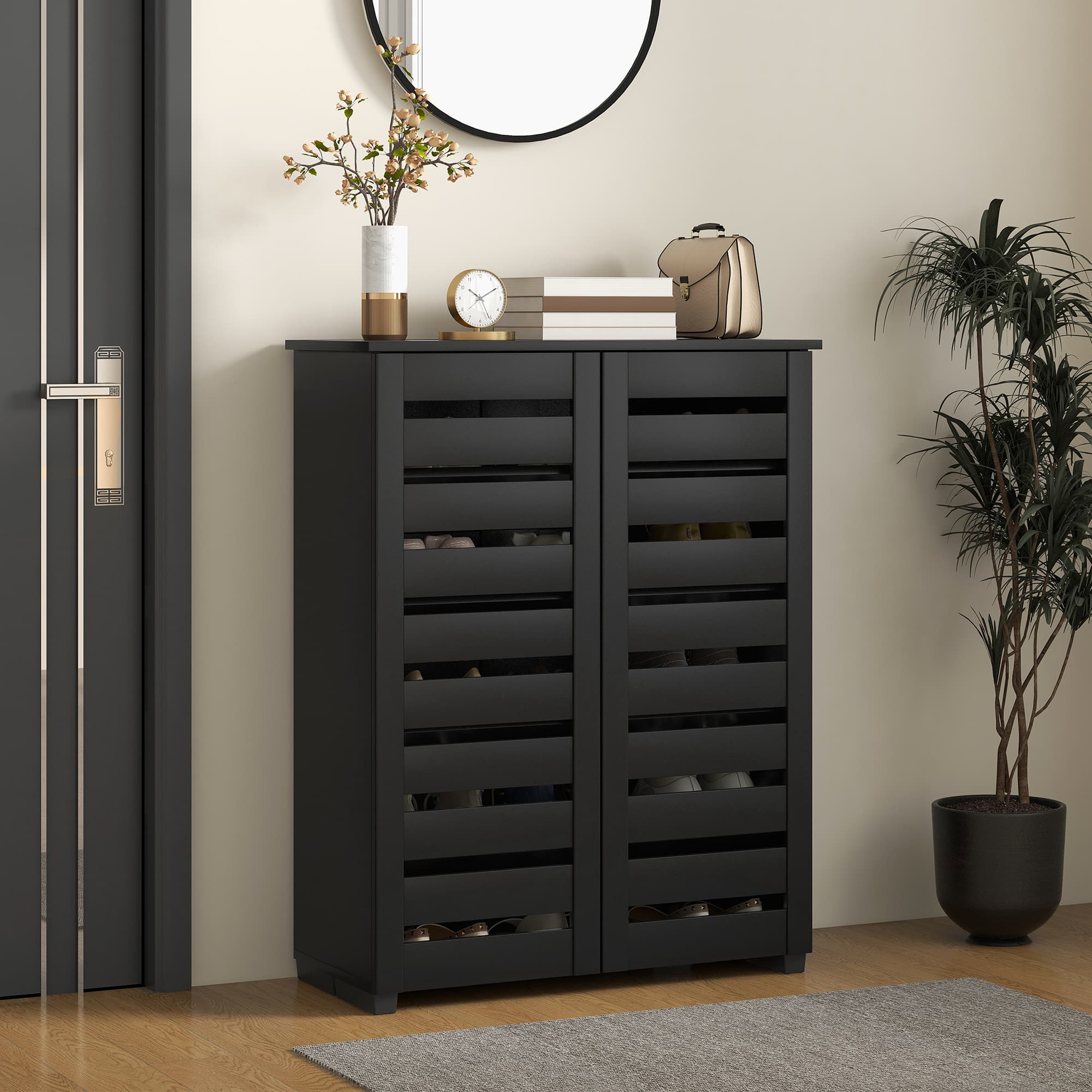 Transform Your Hallway With This Slim 5-Tier Shoe Cabinet - image 5