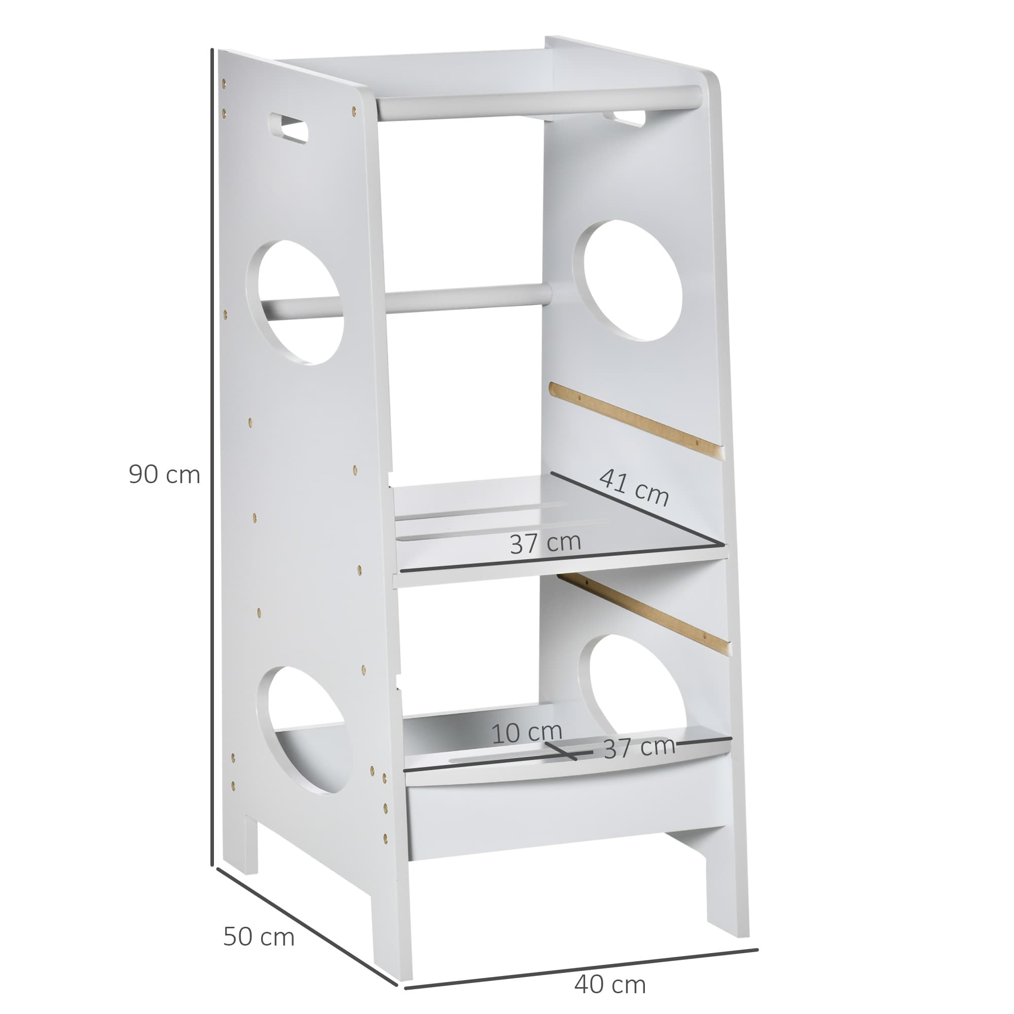 Transform Everyday Tasks with this Grey Toddler Learning Tower - image 5