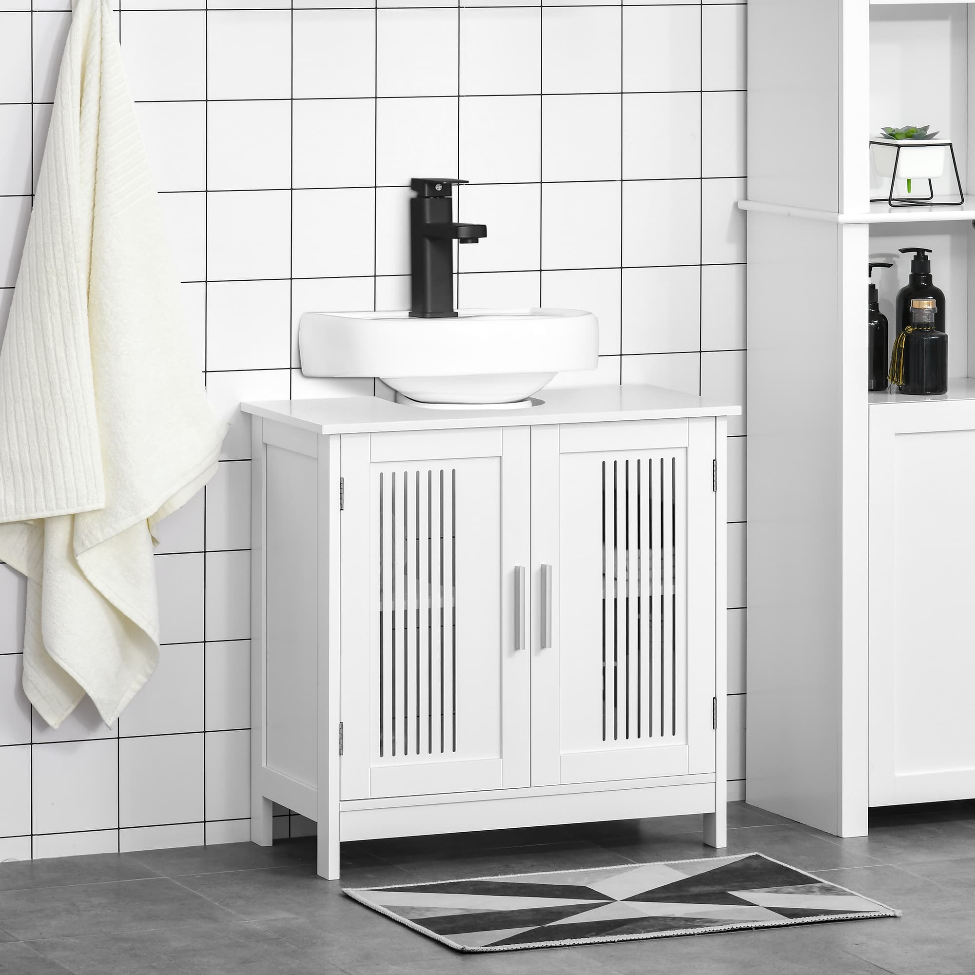 Under-Sink Bathroom Cabinet With 2 Doors — Keep Clutter Off the Floor - image 5