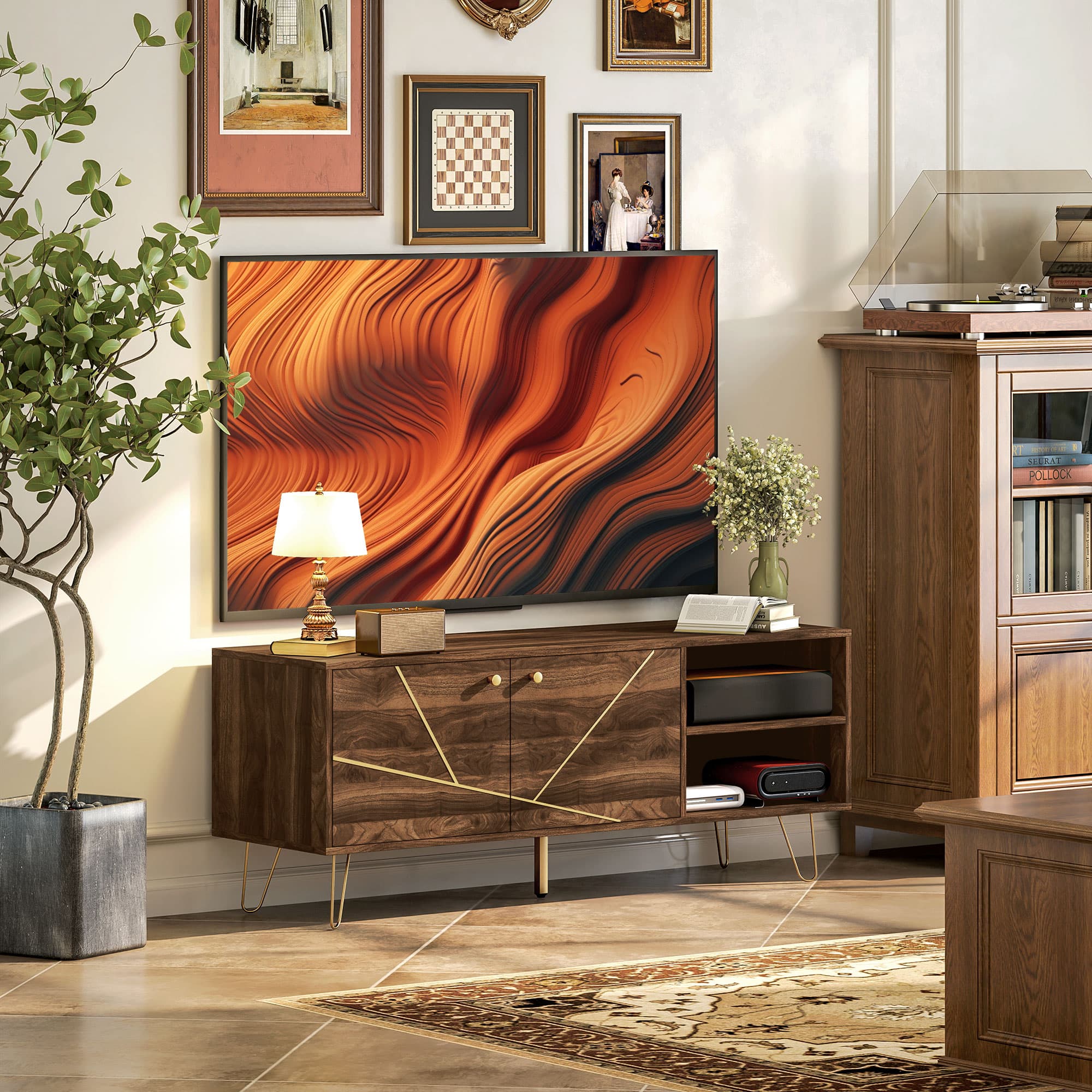 Modern 130cm TV Cabinet for Up to 60-Inch Screens - image 4