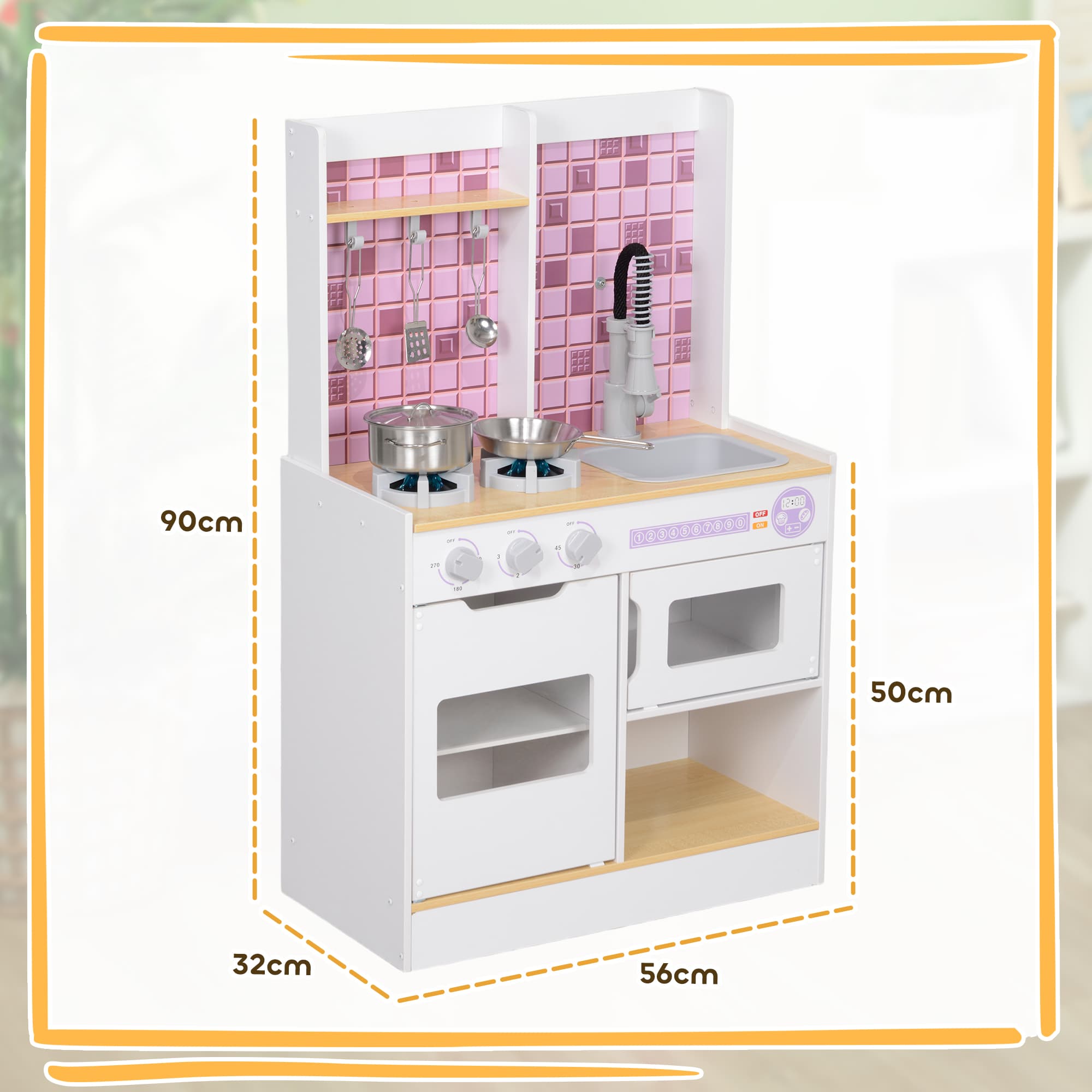 Transform Playtime with this Interactive White Kids Kitchen - image 2