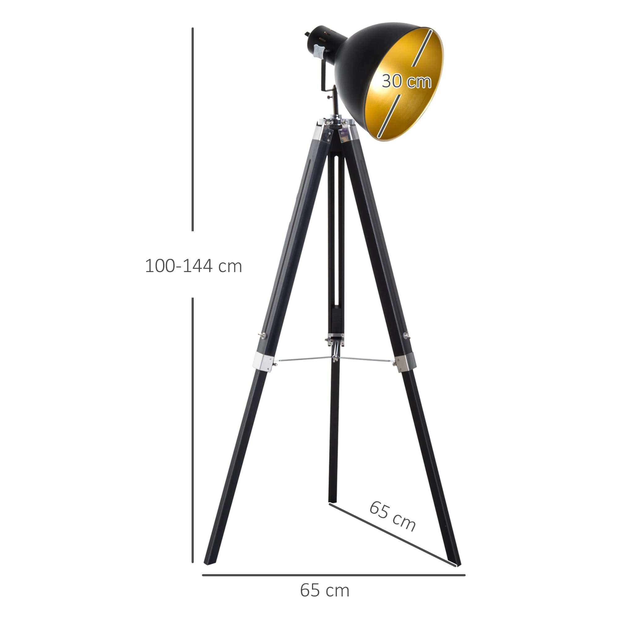 Transform Your Space with this Industrial Tripod Spotlight Lamp - image 2