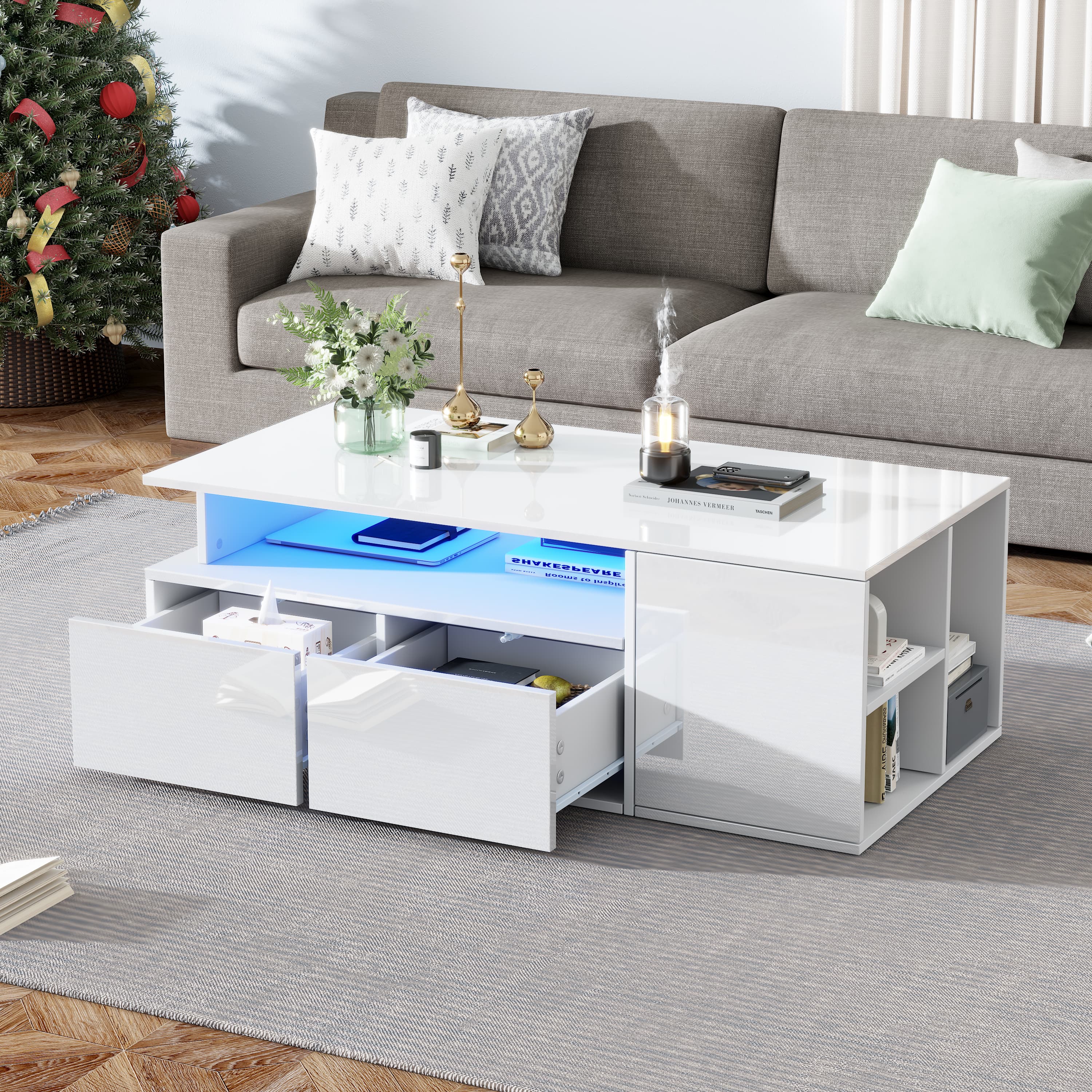 Transform Your Living Room with a Modern LED Coffee Table - image 7