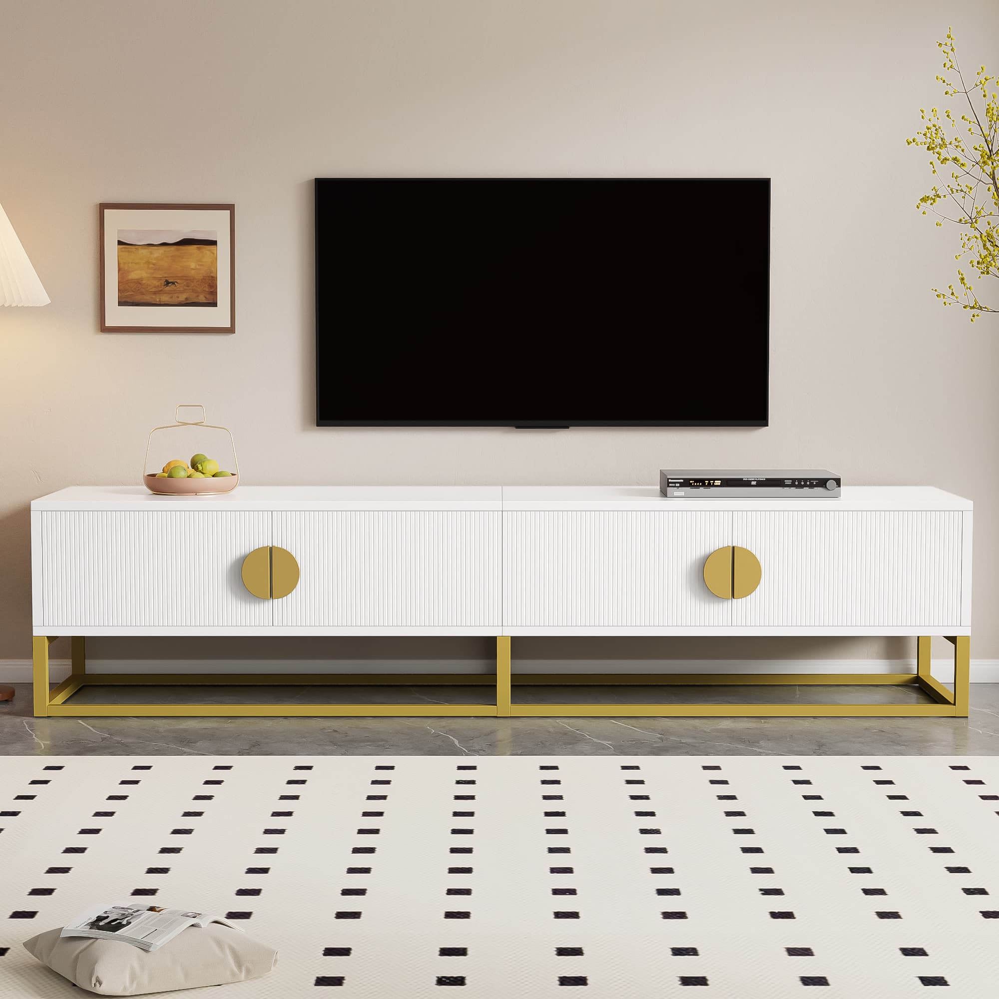 Transform Your Living Room with This Modern White TV Cabinet - image 6