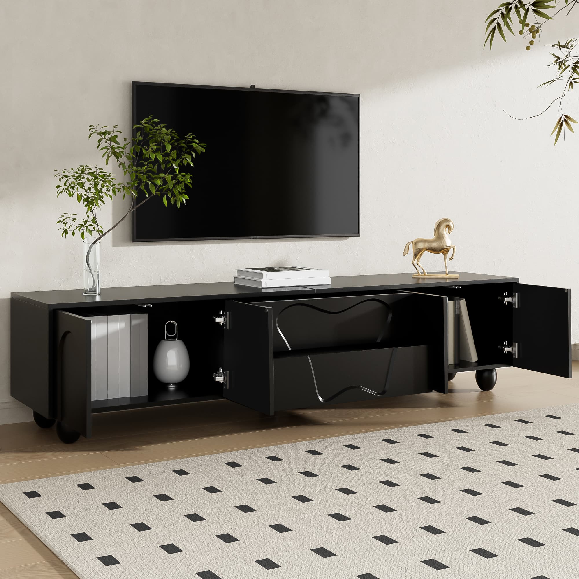 Transform Your Living Room with this Elegant 180cm TV Unit - image 4