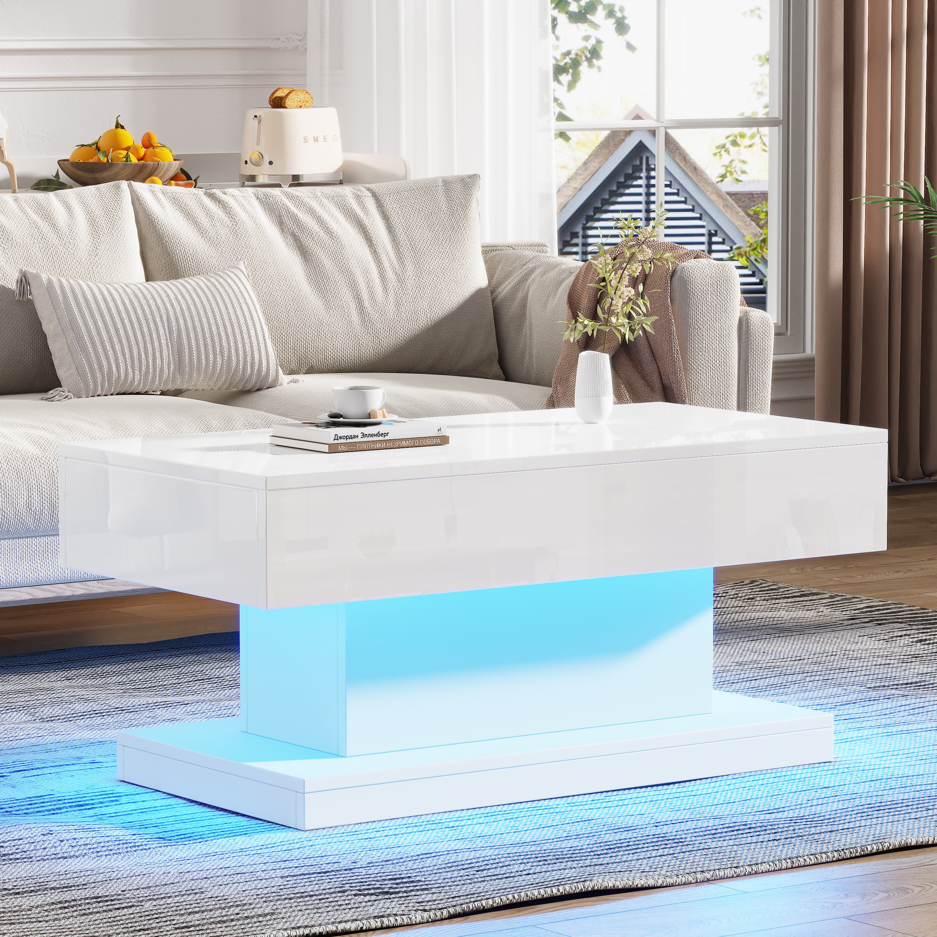 Transform Your Living Room with a Modern LED Coffee Table - image 5
