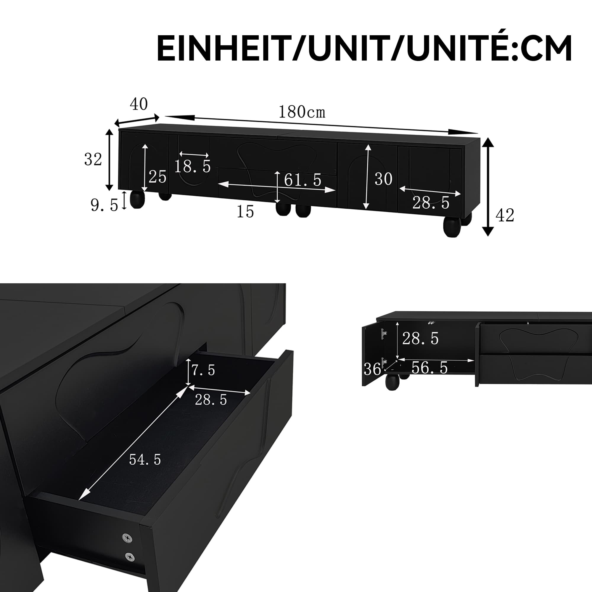 Transform Your Living Room with this Elegant 180cm TV Unit - image 3