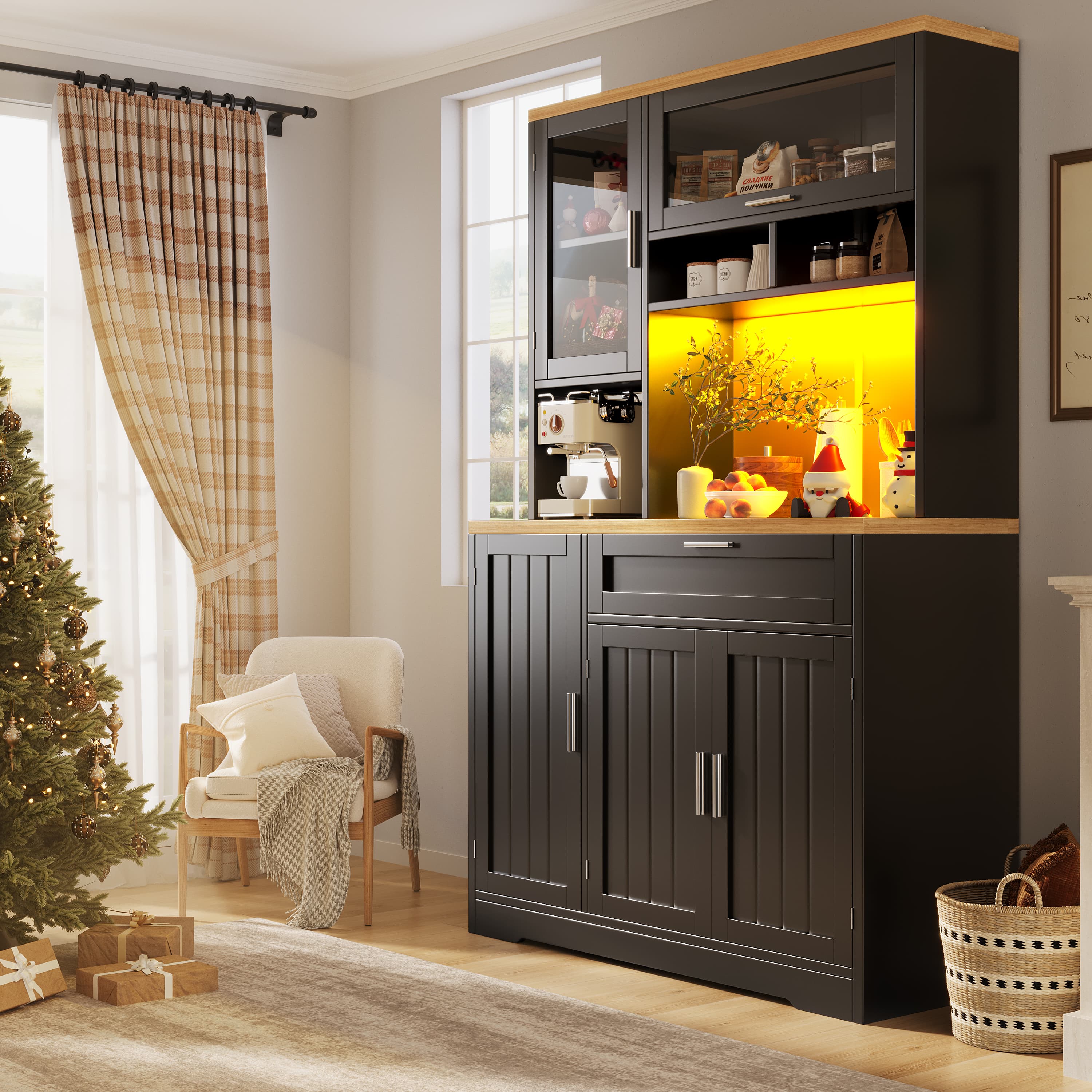 Transform Your Space with this Modern LED Display Cabinet - image 1