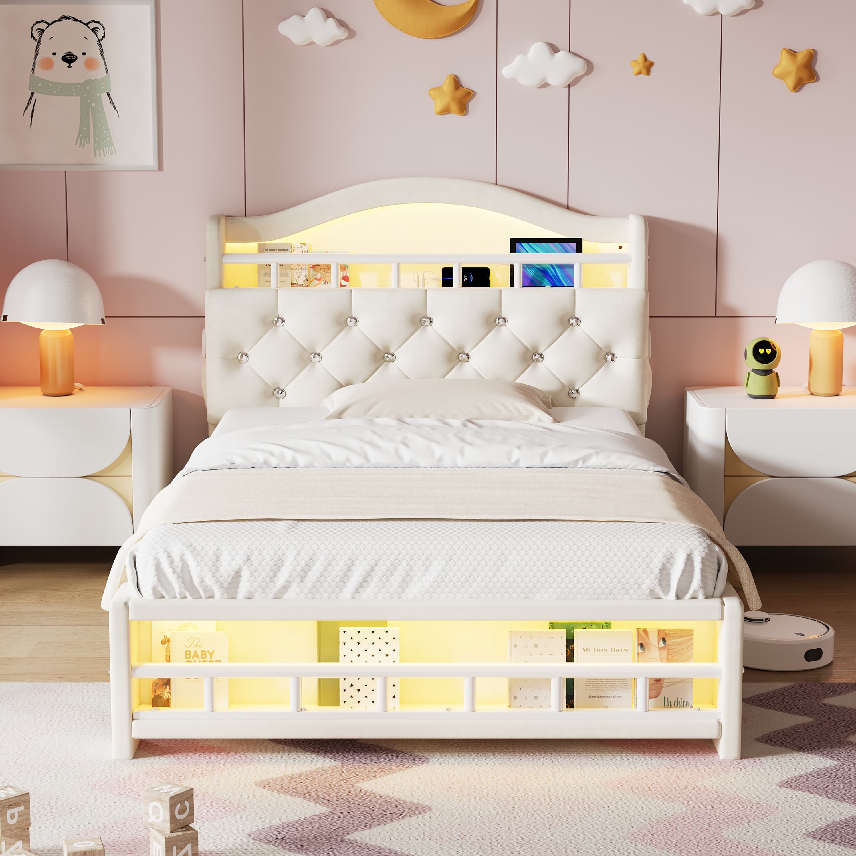 Your All-in-One Bed: Storage, Charging & Ambient Lighting - image 4