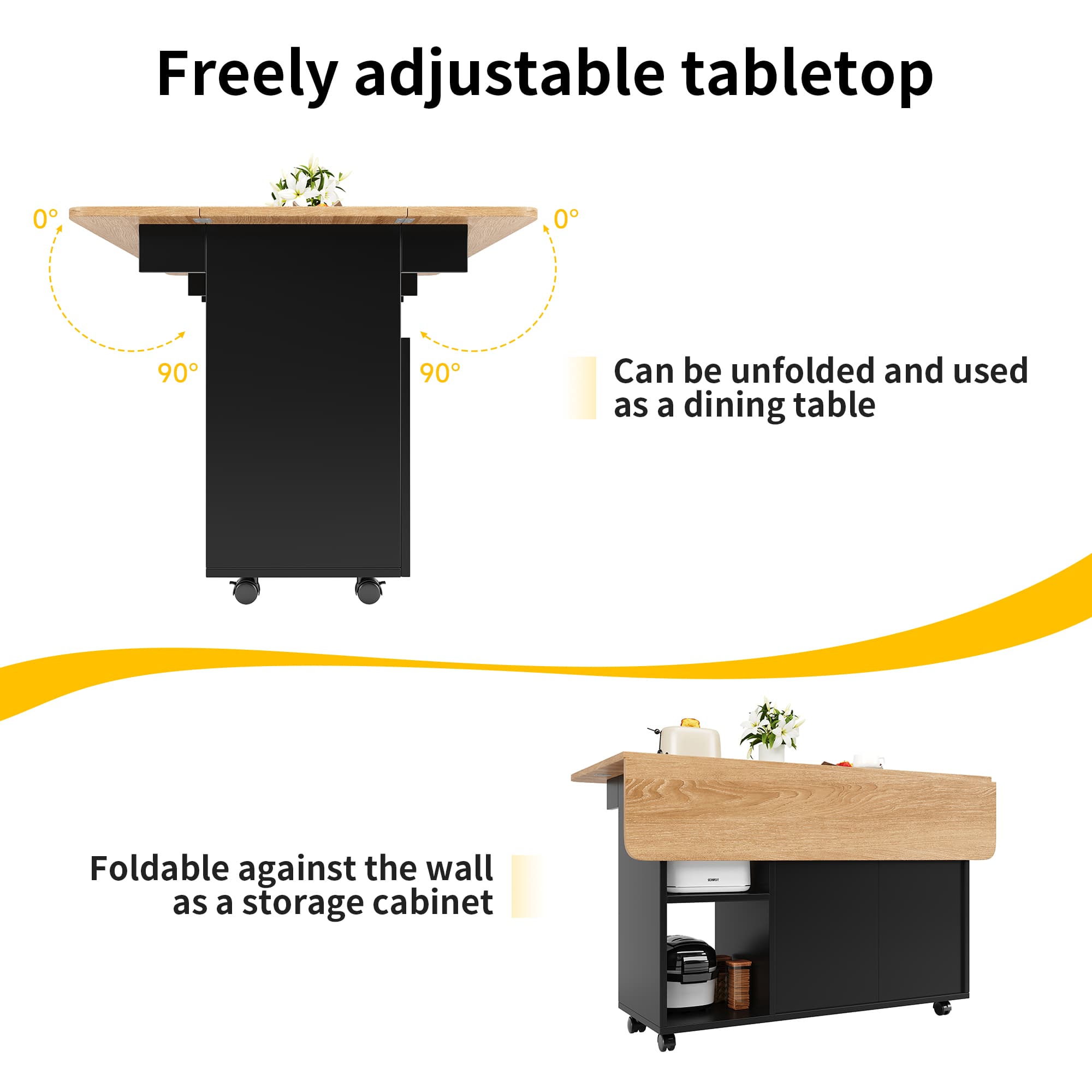 Expand Your Kitchen with a Multifunctional Island Trolley - image 5