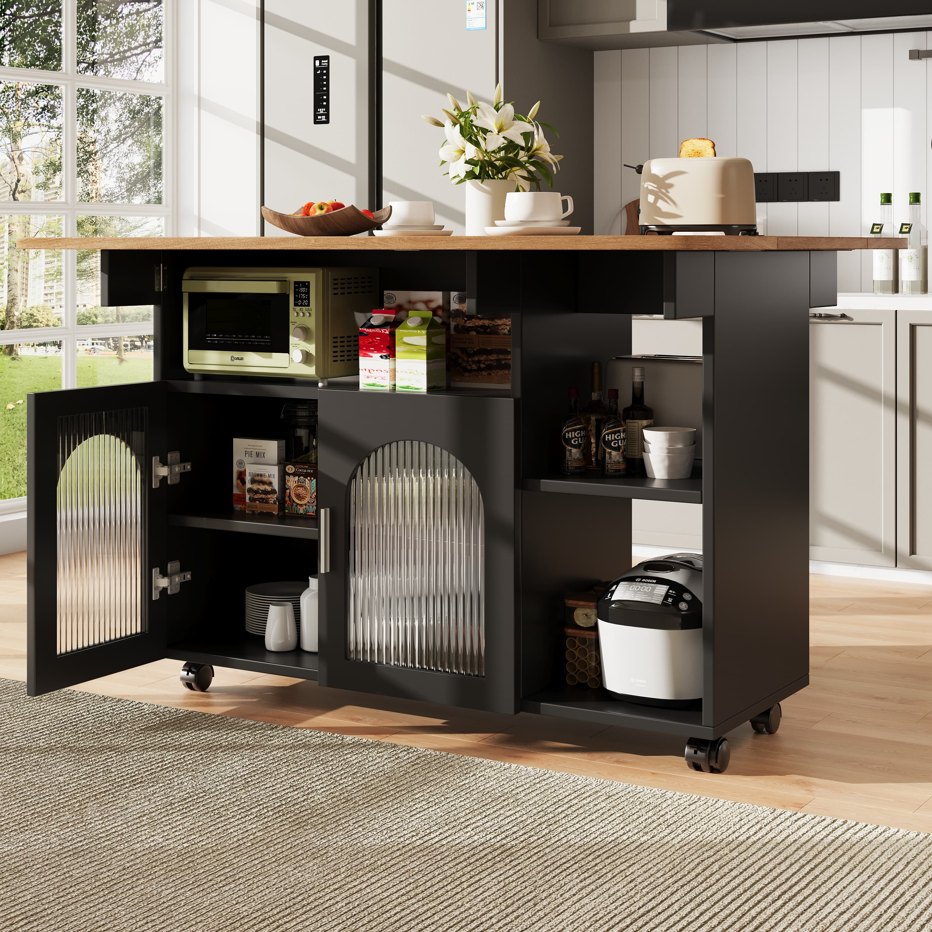 Expand Your Kitchen with a Multifunctional Island Trolley - image 4