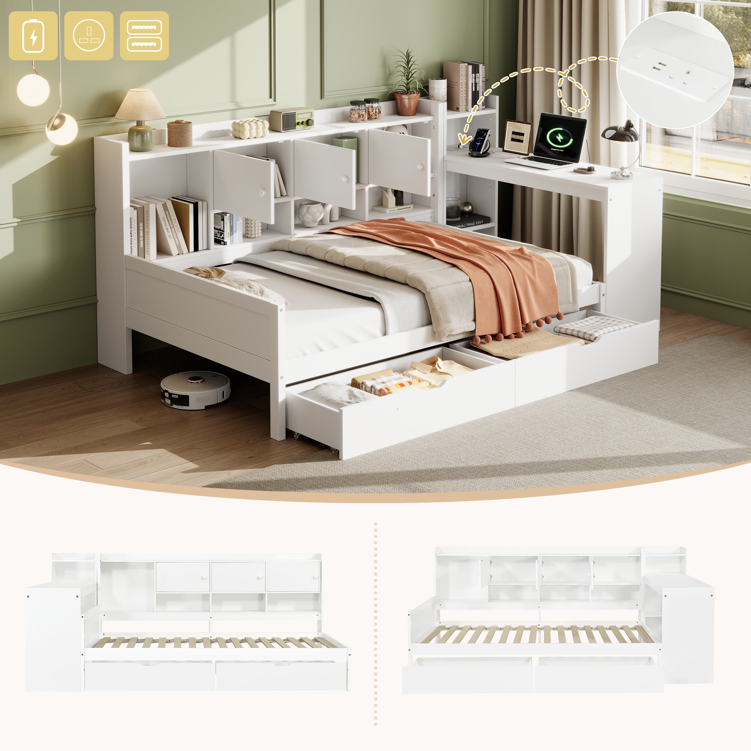The Ultimate Space-Saving Daybed for Study, Sleep & Storage - image 2