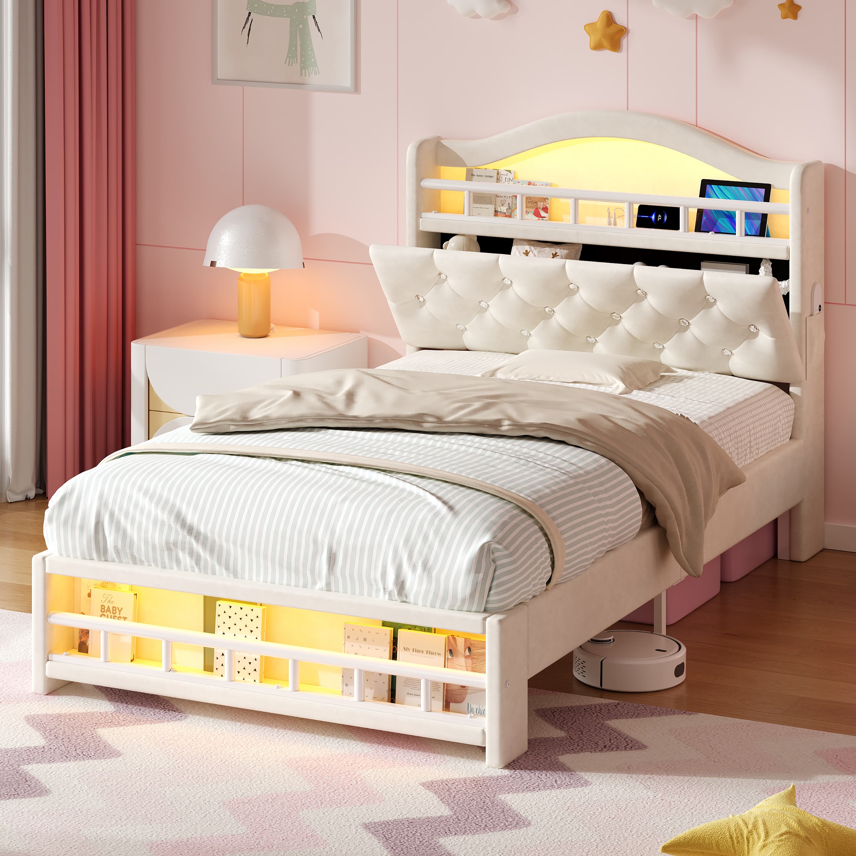 Your All-in-One Bed: Storage, Charging & Ambient Lighting - image 3