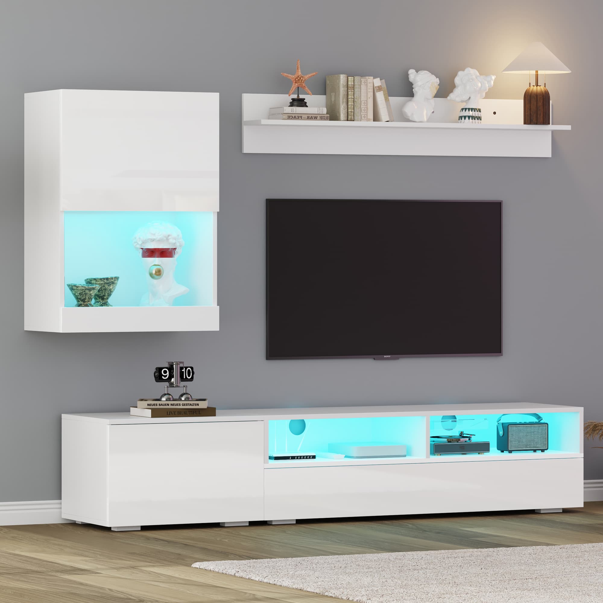 Transform Your Living Room with a High Gloss TV Wall Unit - image 2