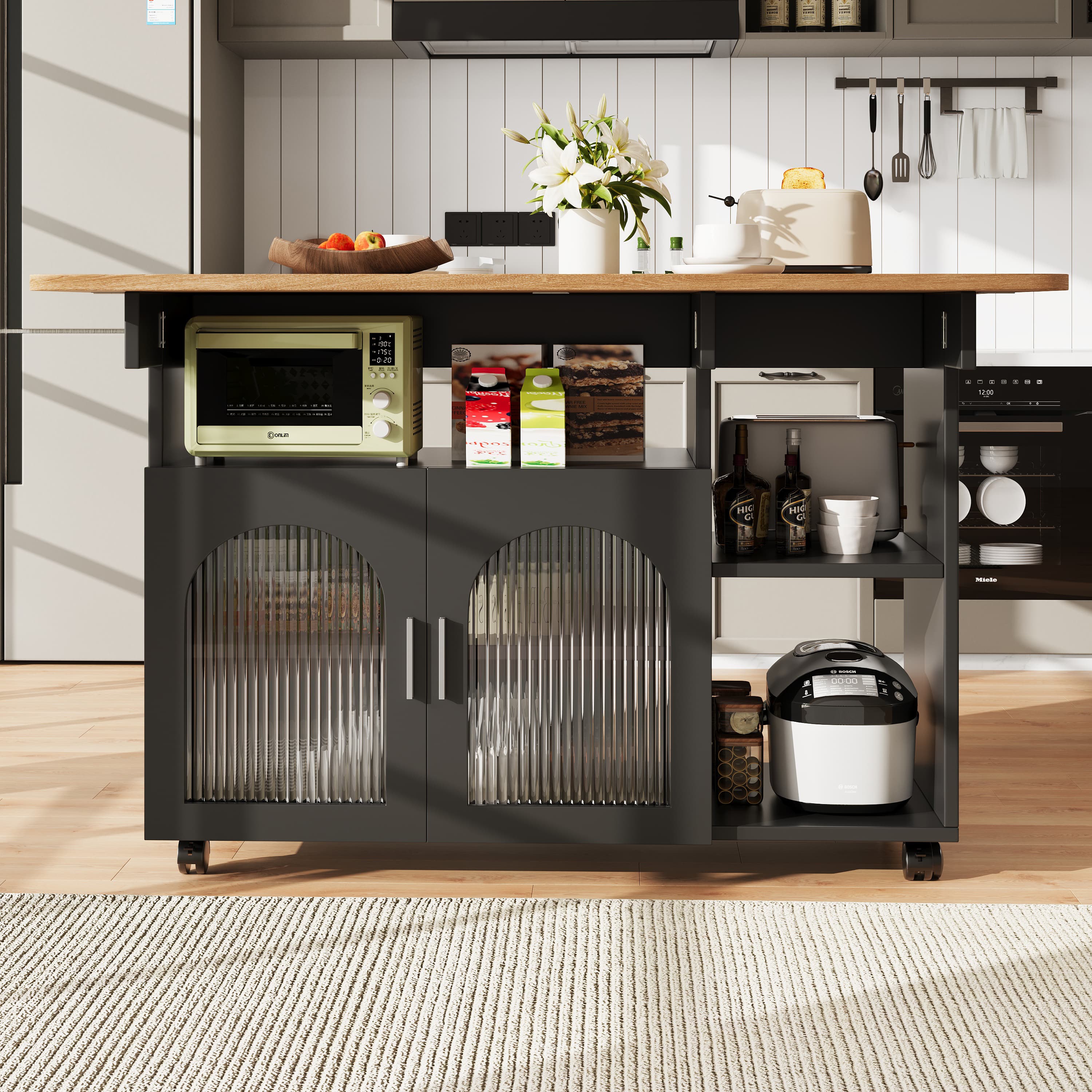 Expand Your Kitchen with a Multifunctional Island Trolley - image 1