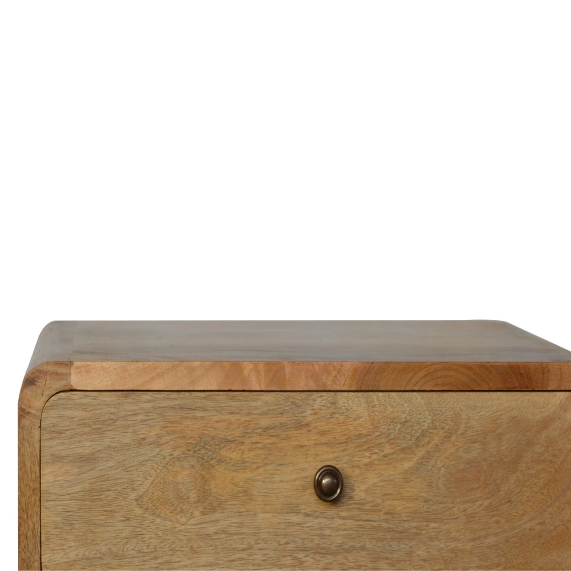 Transform Your Bedroom with this Curved Solid Wood Bedside Table - image 4