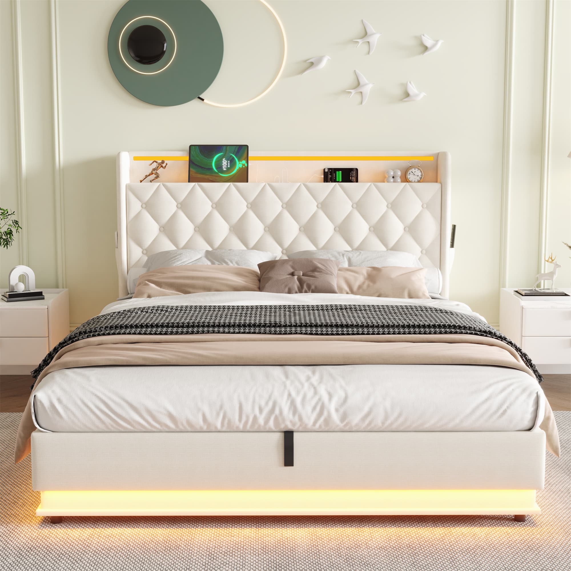 Transform Your Bedroom with Smart Storage & Ambient Lighting - image 3